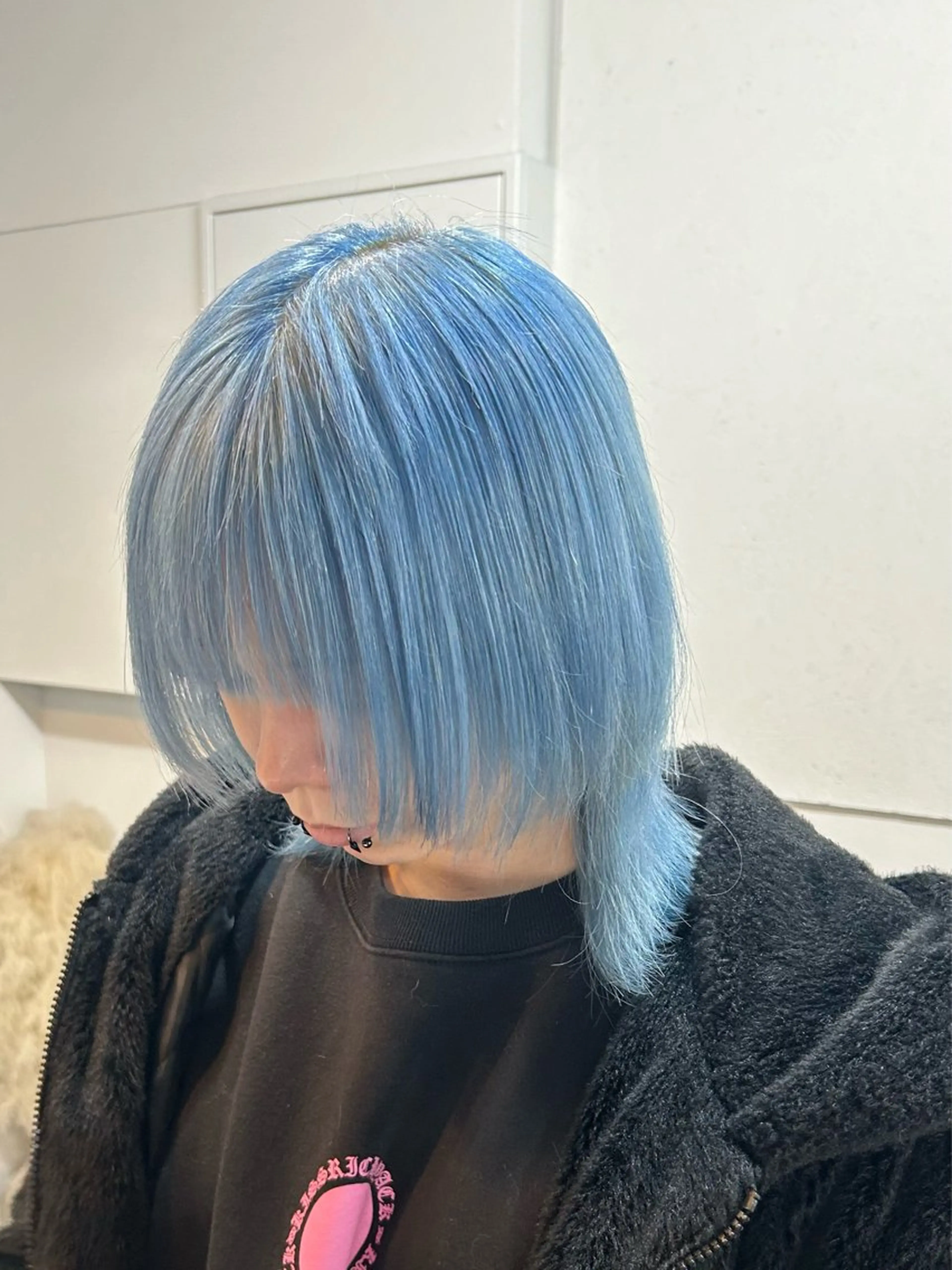 ミディアム カラー ハイトーンカラー Cielro【 シェイロ 】所属・Cielro/ダブル カラー/西田咲希のヘアスタイル