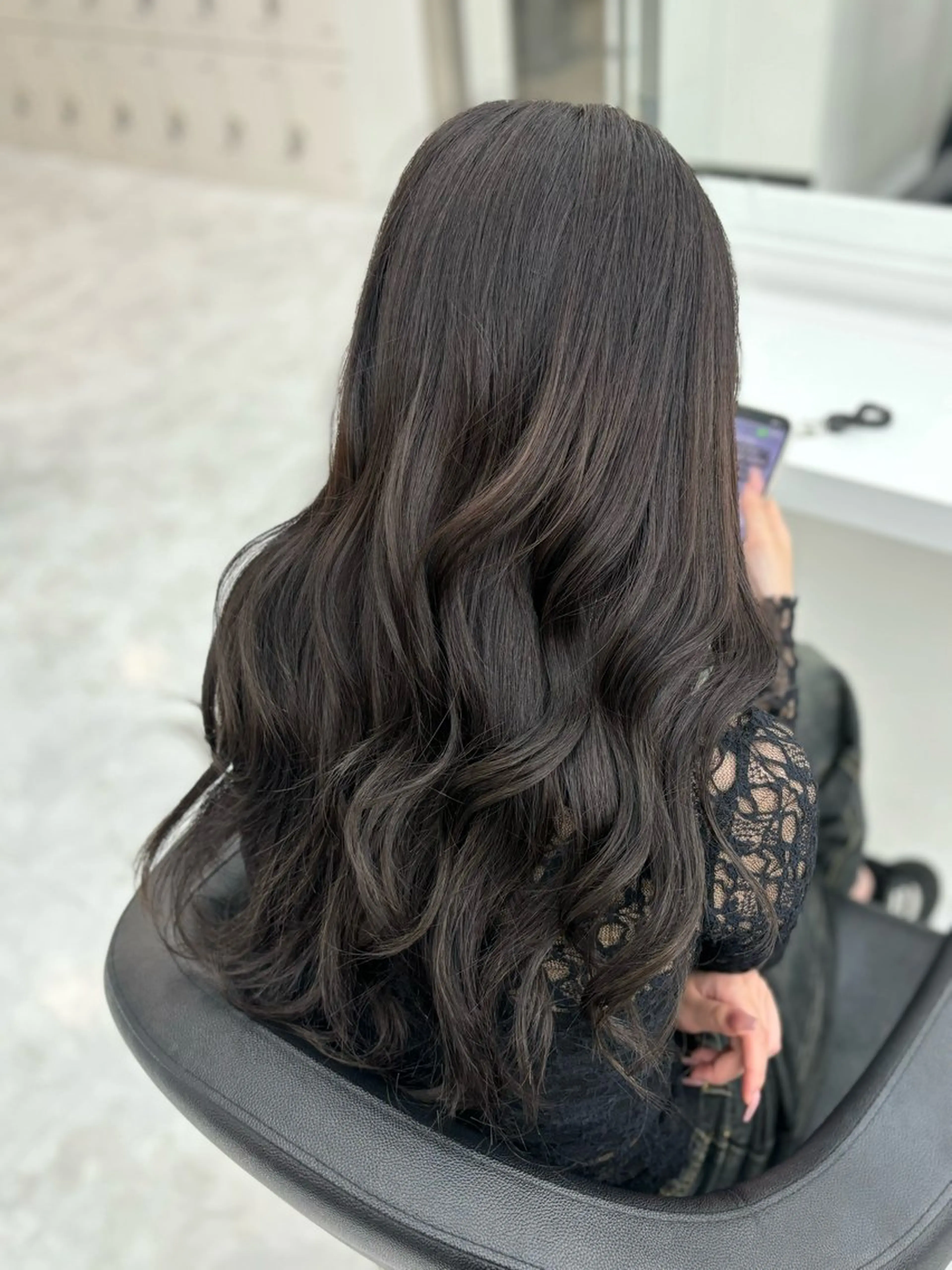 ロング トリートメント ヘッドスパ ヘアセット 🫧韓国風透明感 ヘア🫧towaのヘアスタイル