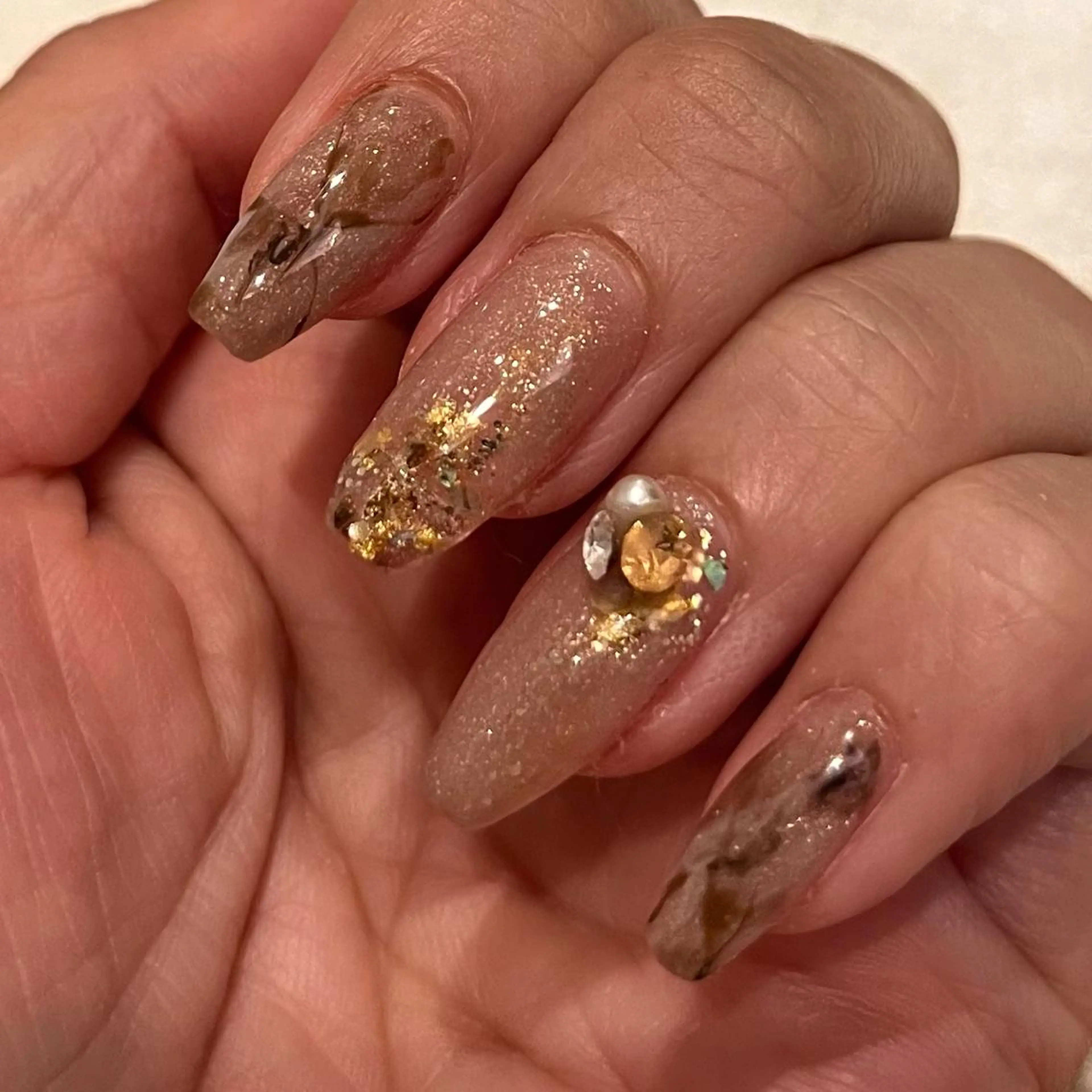 セミロング ネイル MKY salonのネイルデザイン