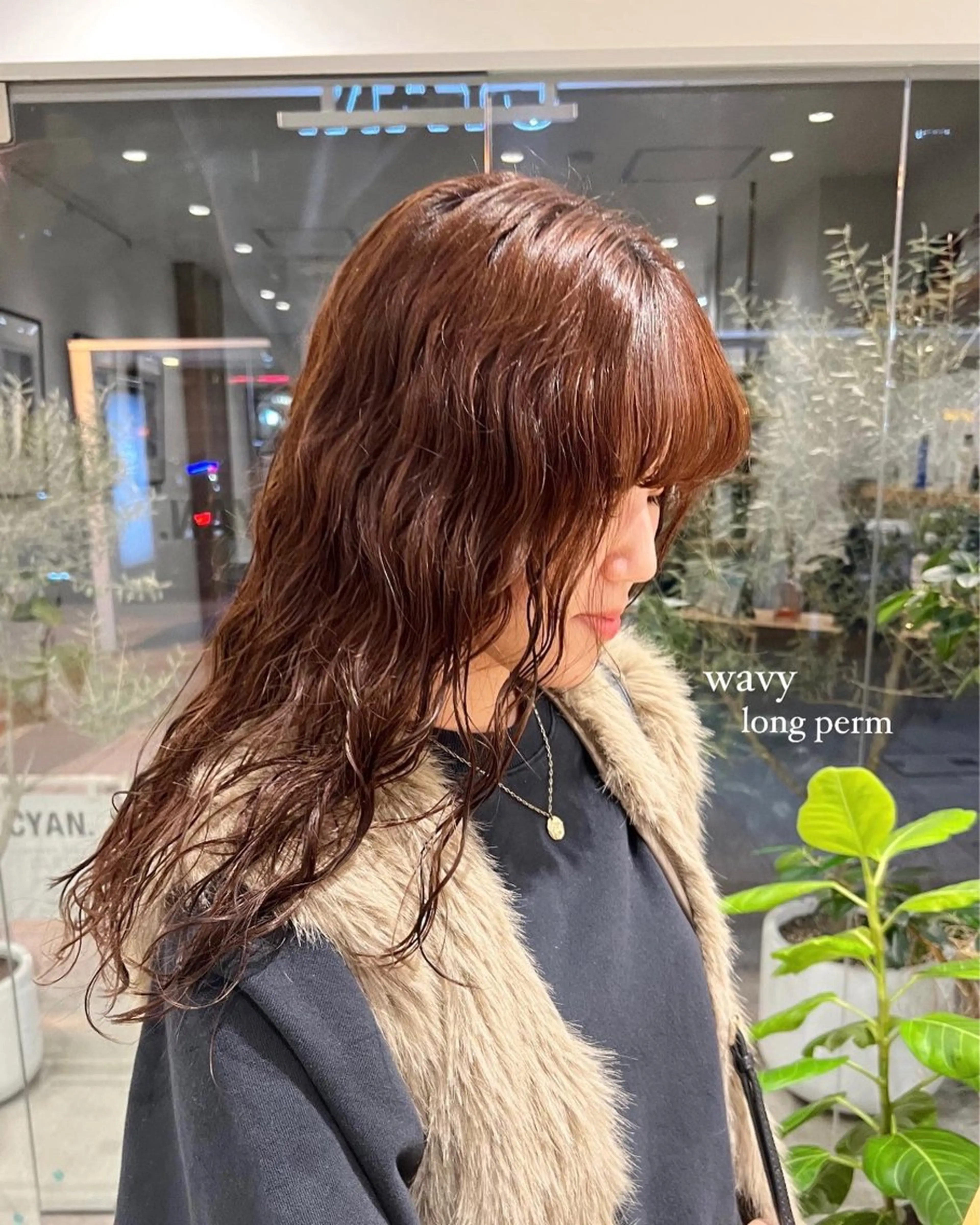 ロング カット パーマ パーマ/名古屋パーマ / コデラ ナナホのヘアスタイル