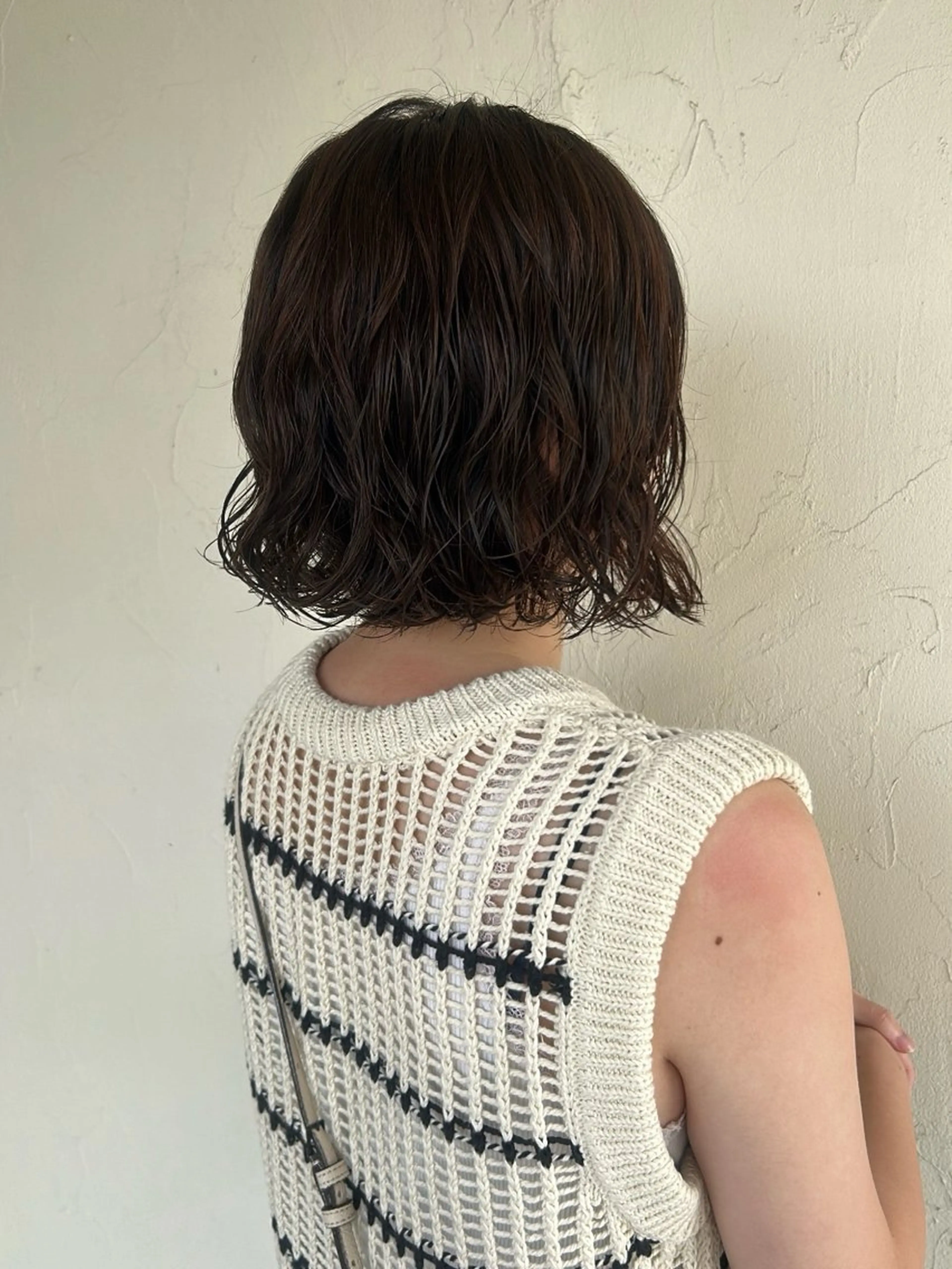 ショート パーマ ルプラボウ  藤原 千紗のヘアスタイル