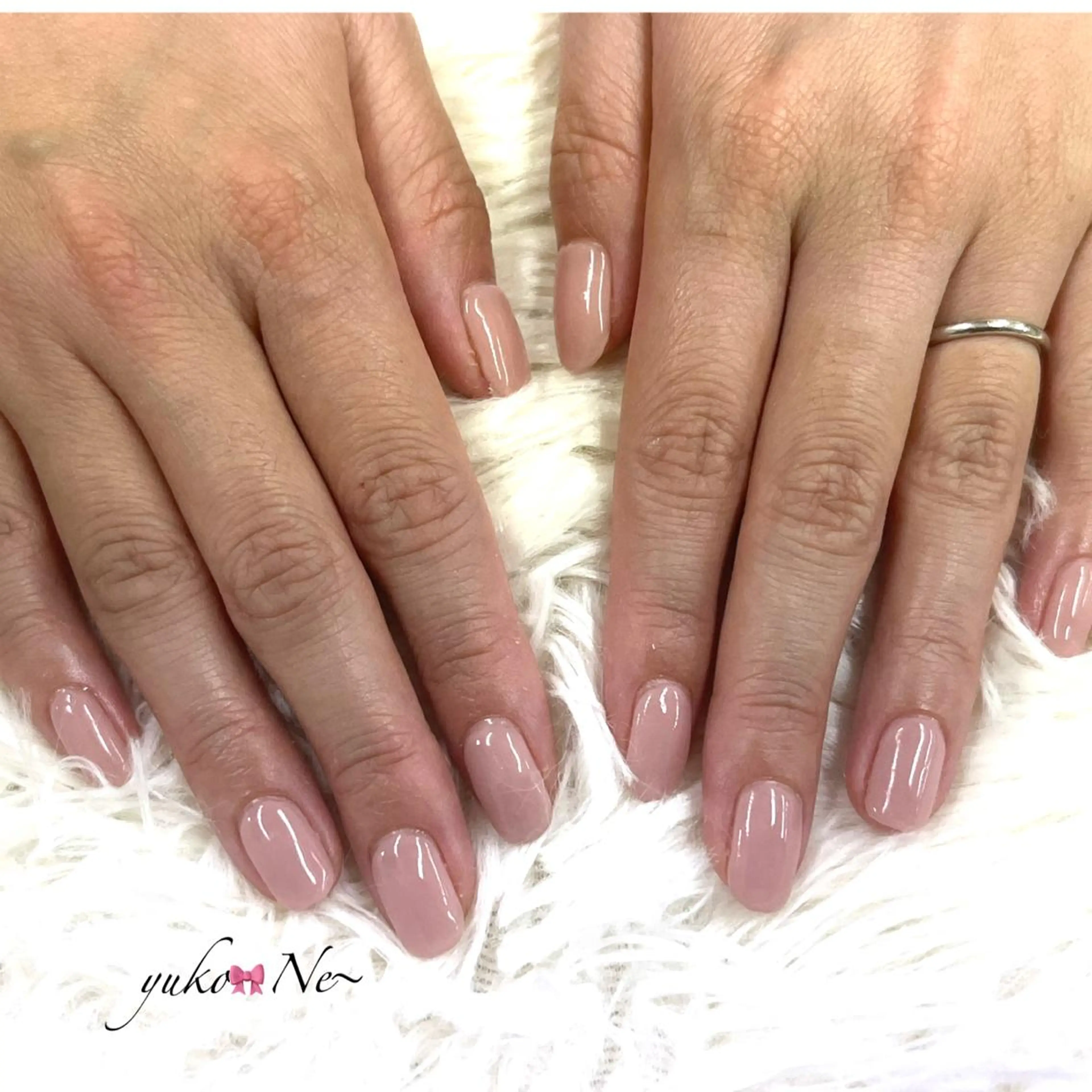 ネイル ワンカラーネイル ネイルサロン　Lian所属・Lian Yulilianのネイルデザイン