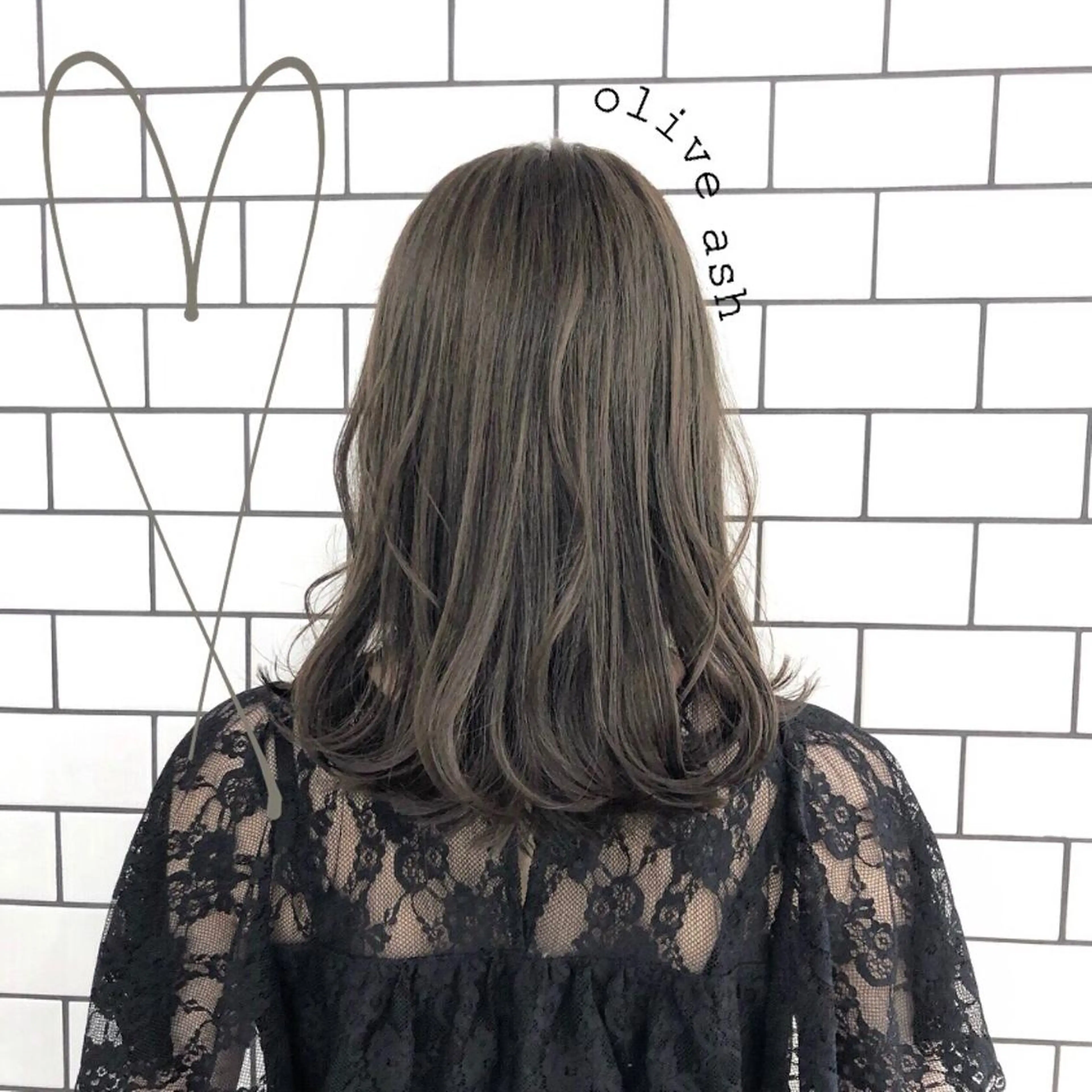 ミディアム カラー お洒落パーマ/ 艶カラー/michiのヘアスタイル