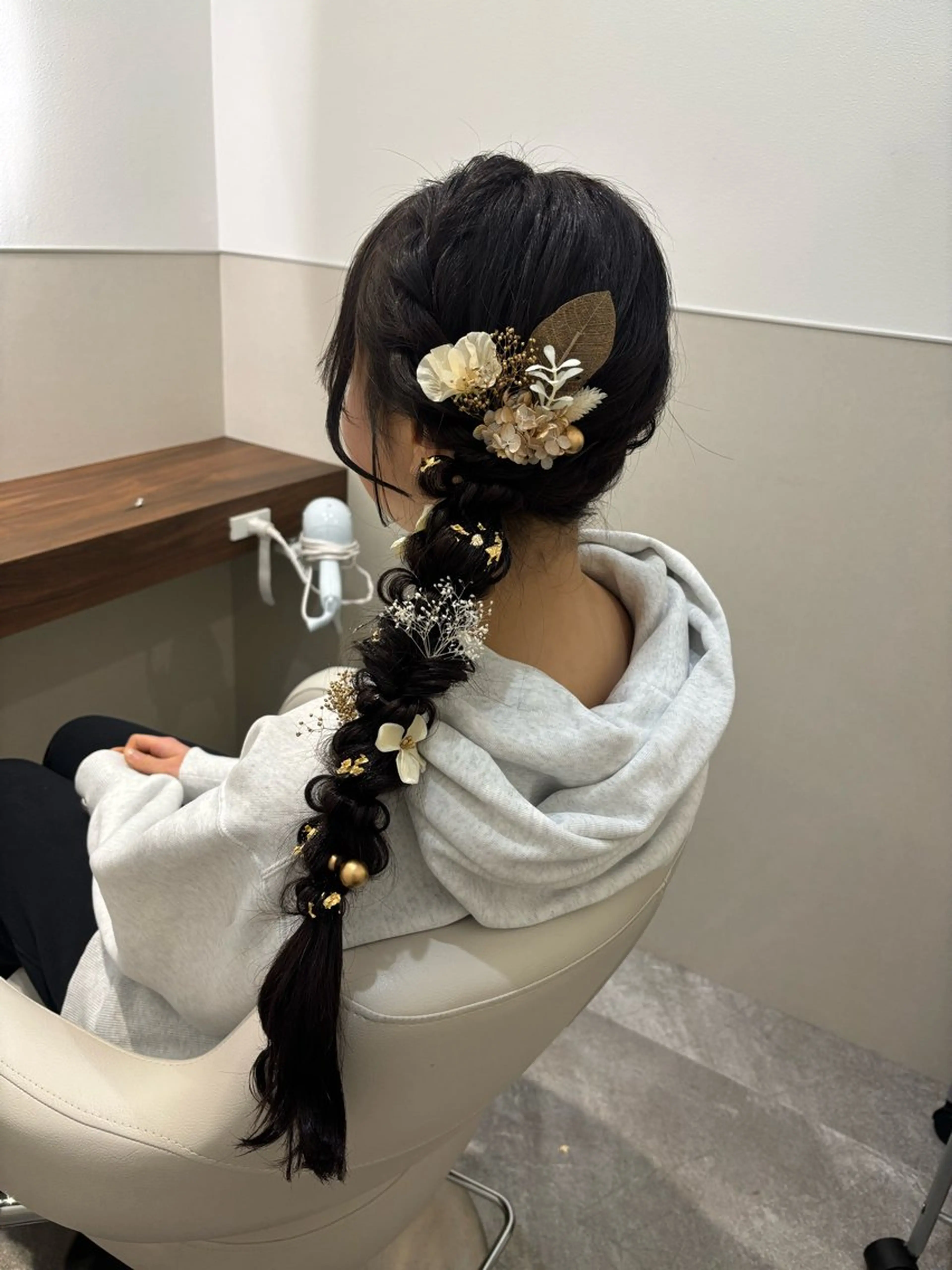 ヘアアレンジ 成人式 SALOWIN 岡山店所属・SALOWIN / manaka 🪽のヘアスタイル