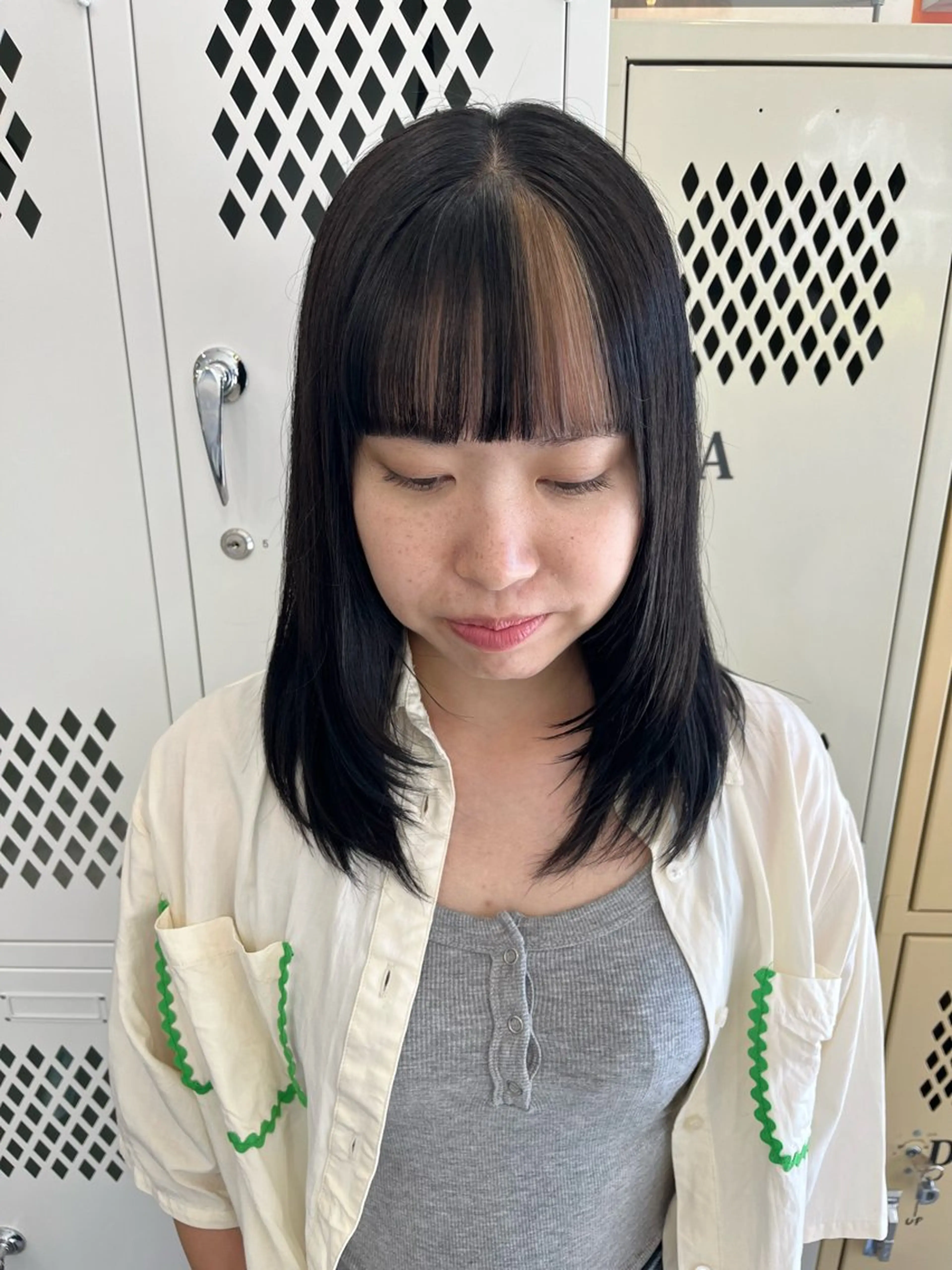 ミディアム カラー カット ヘアカラー トリートメント 🌼sunc HINAMI🌼のヘアスタイル