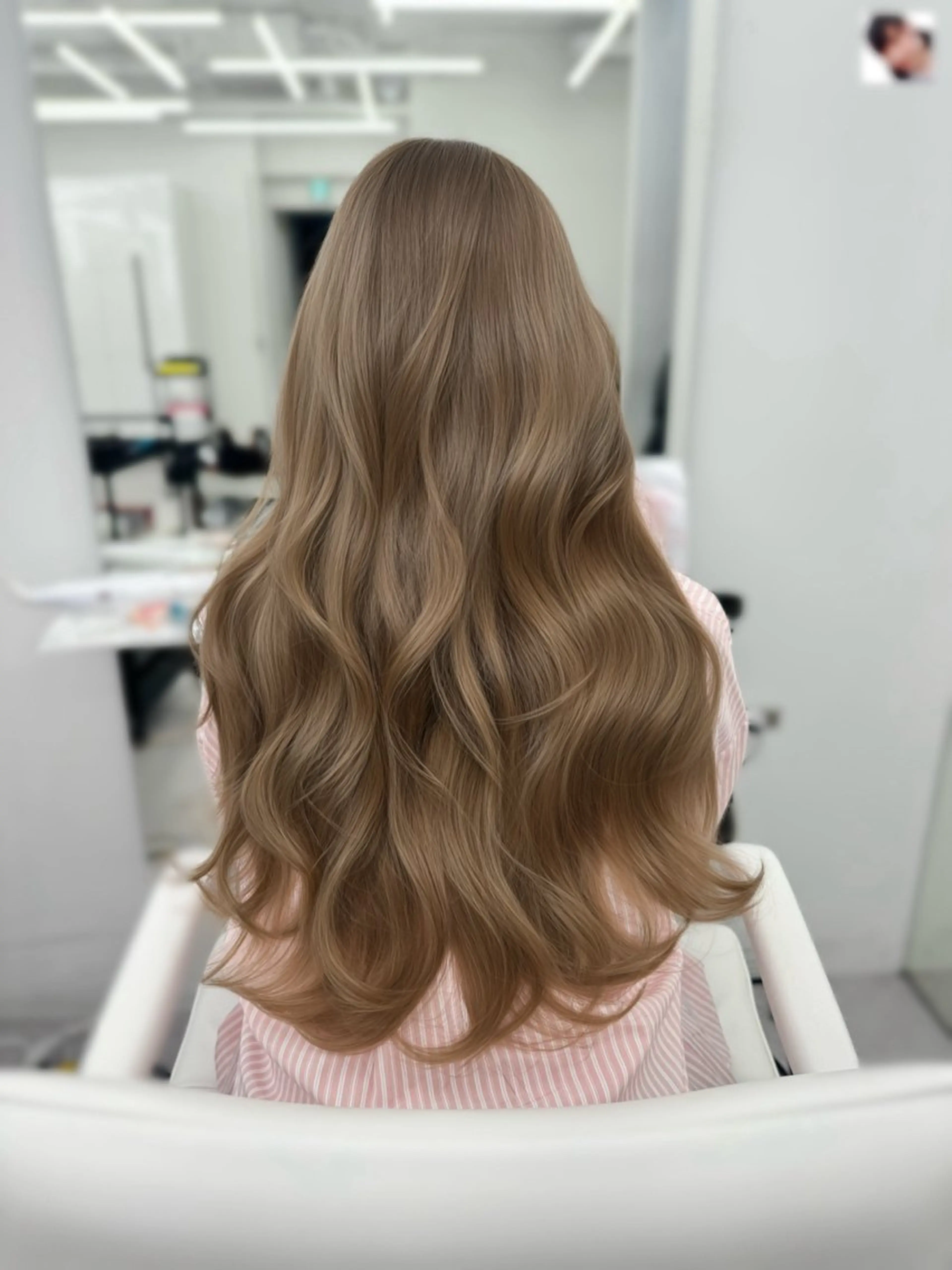 ロング カラー カット ヘアカラー トリートメント 顔まわりの神様✨ 透明感カラー藤嶋秀幸のヘアスタイル