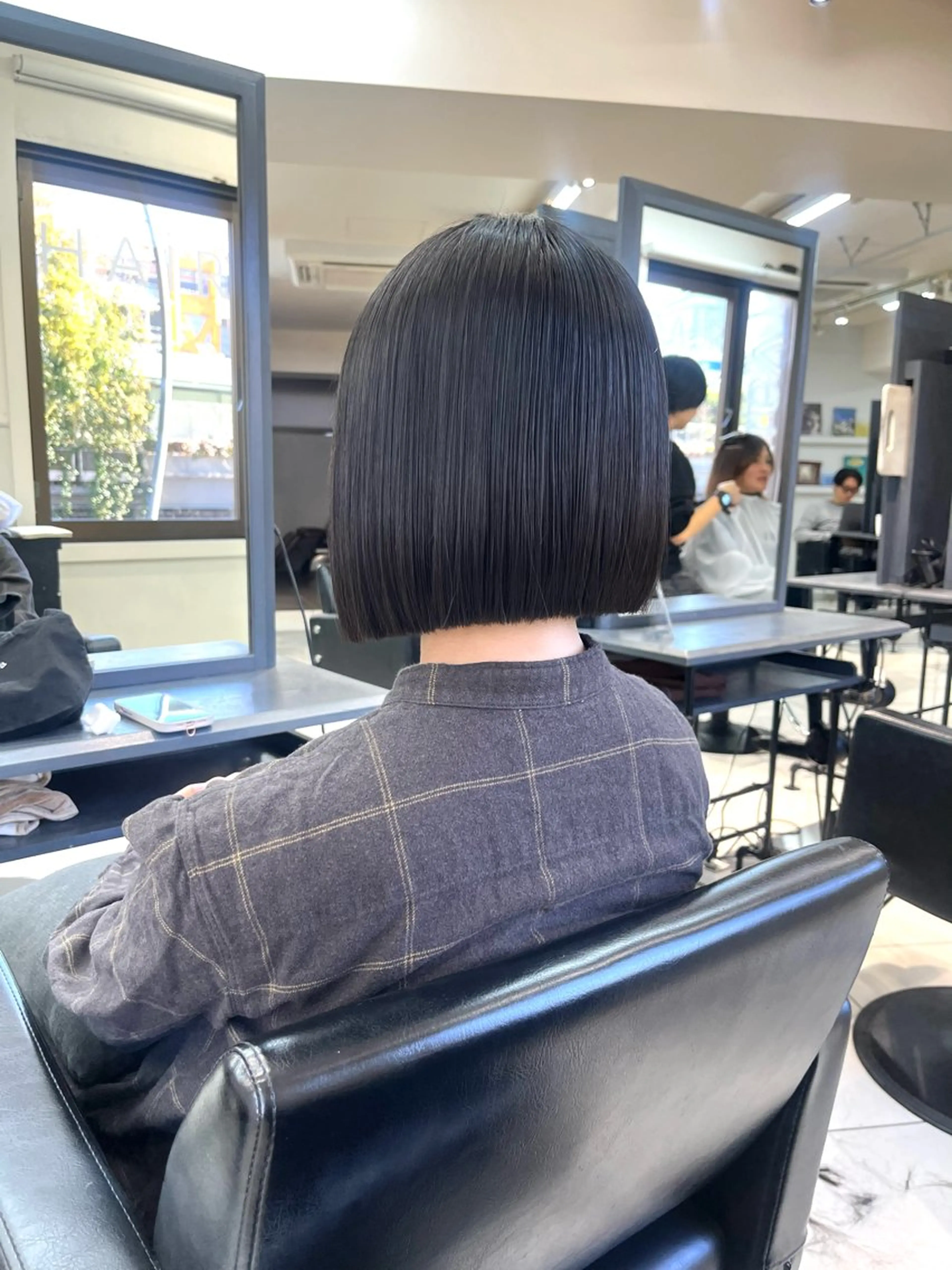 ミディアム 顔まわり/ボブウルフ 🤍愛唯(めい)のヘアスタイル