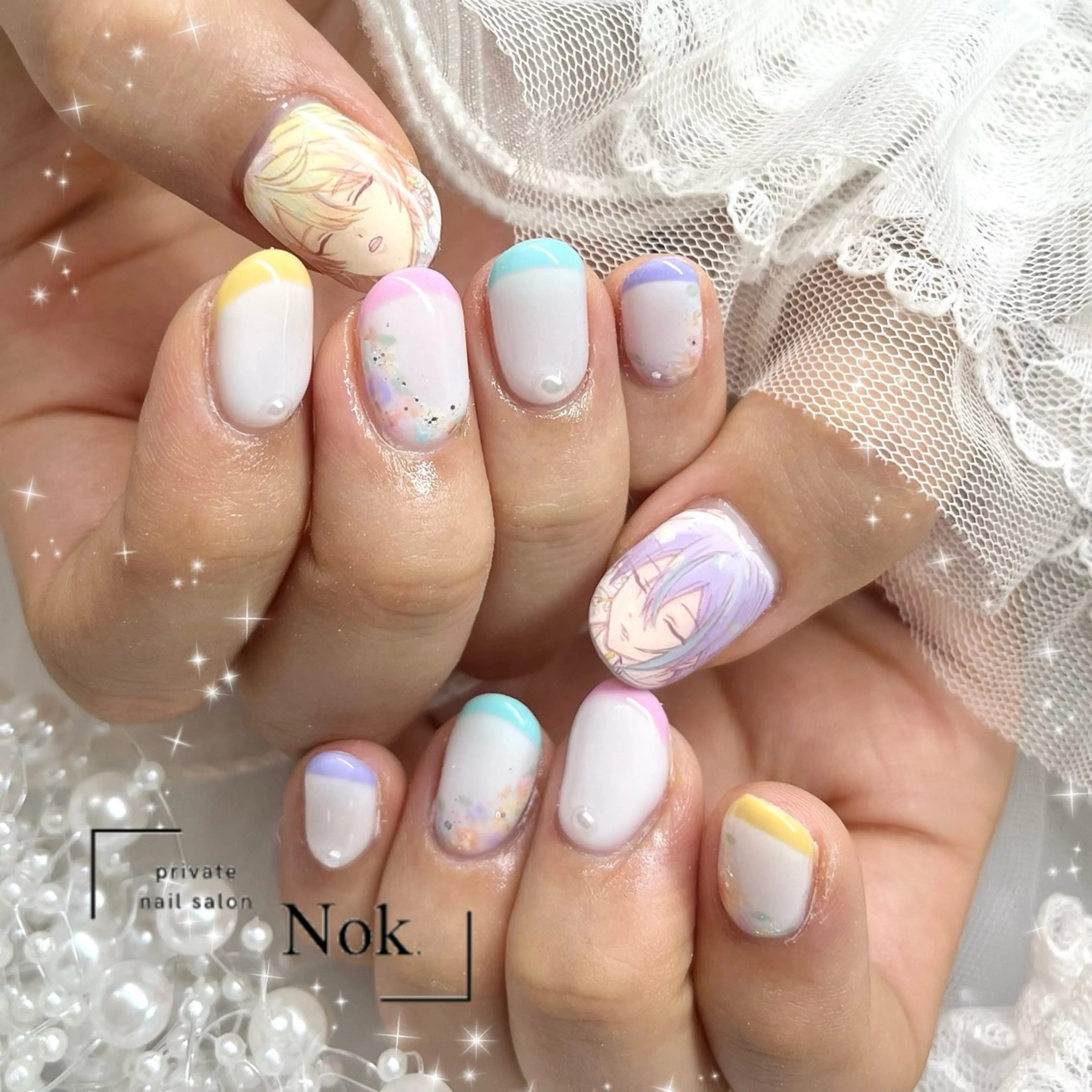 ネイル ハンドネイル 池袋痛ネイル Nok. 渡辺のネイルデザイン