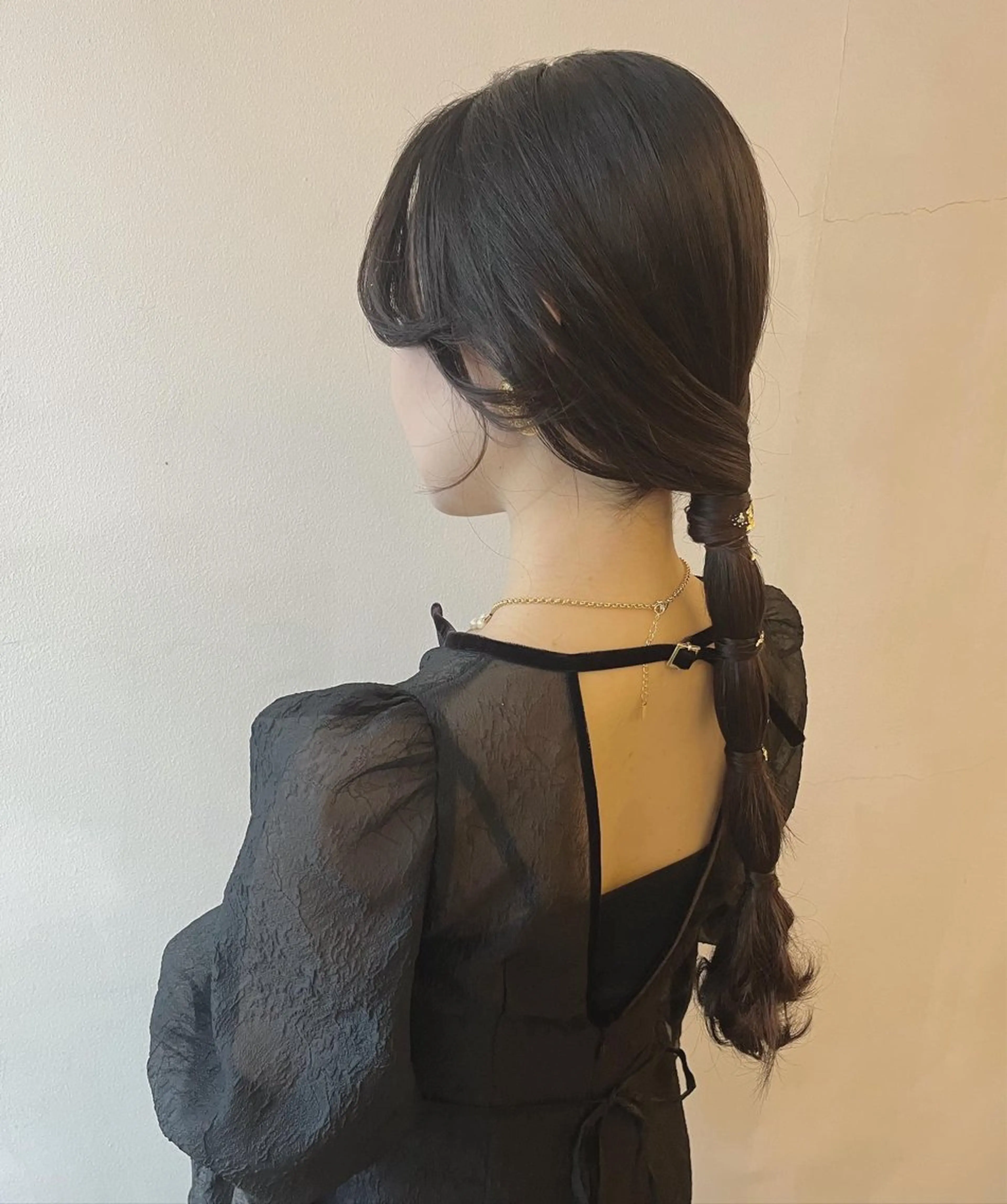 セミロング ヘアアレンジ ヘアセット ⭐️ アユミ⭐️のヘアスタイル