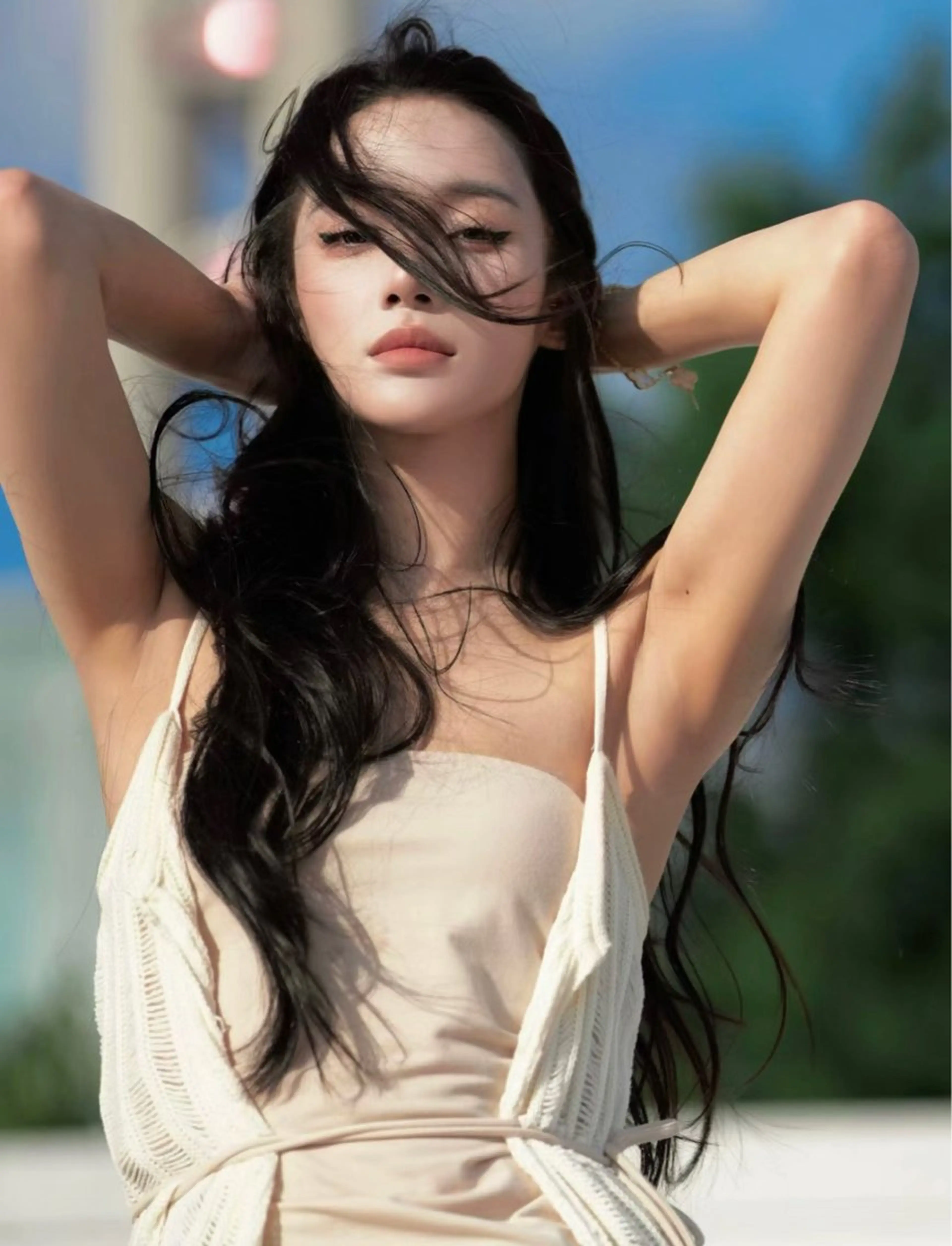 ロング 🇨🇳ワンホンヘア 下田鉄也のヘアスタイル