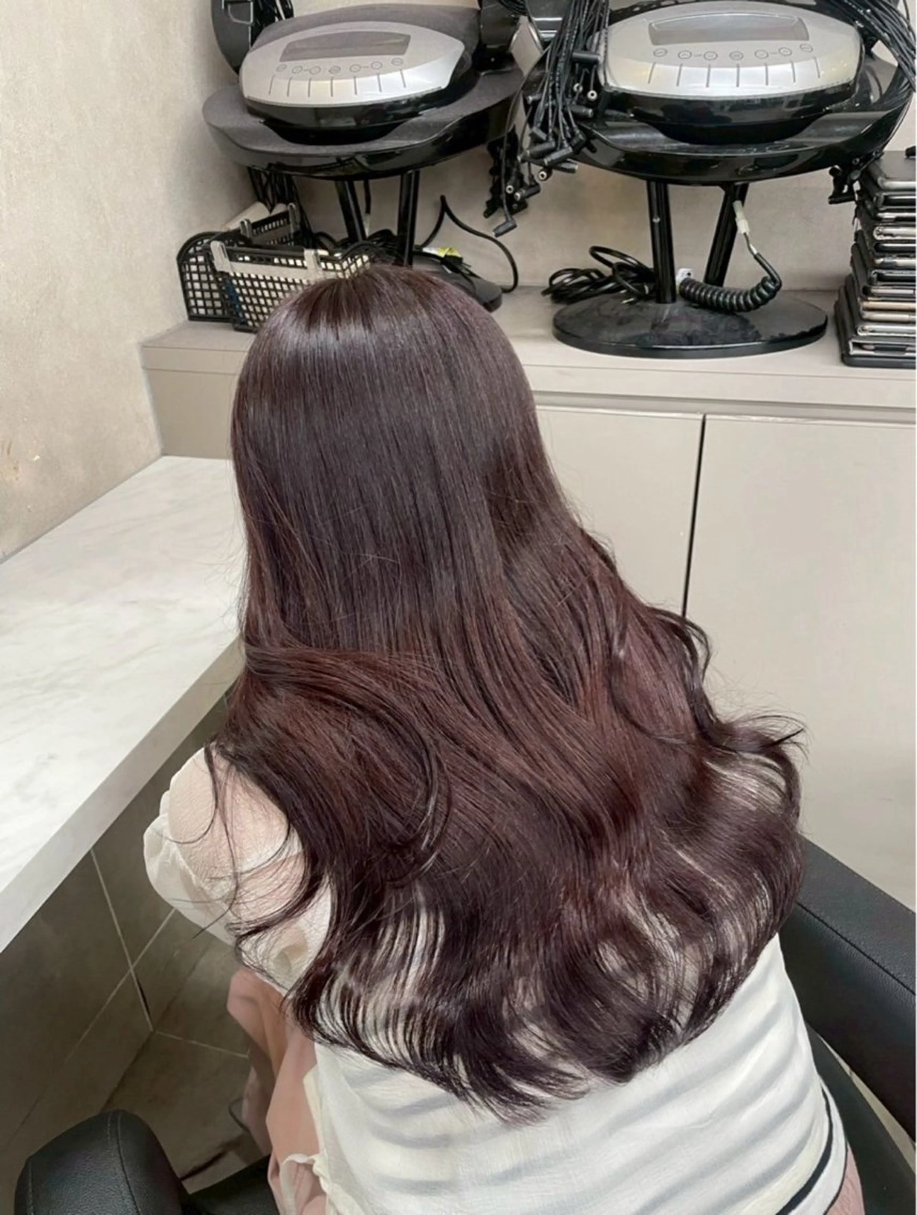 ロング カラー 透明感カラー トリートメント 🤍透明感推しカラー 🤍yui‪💞✨のヘアスタイル