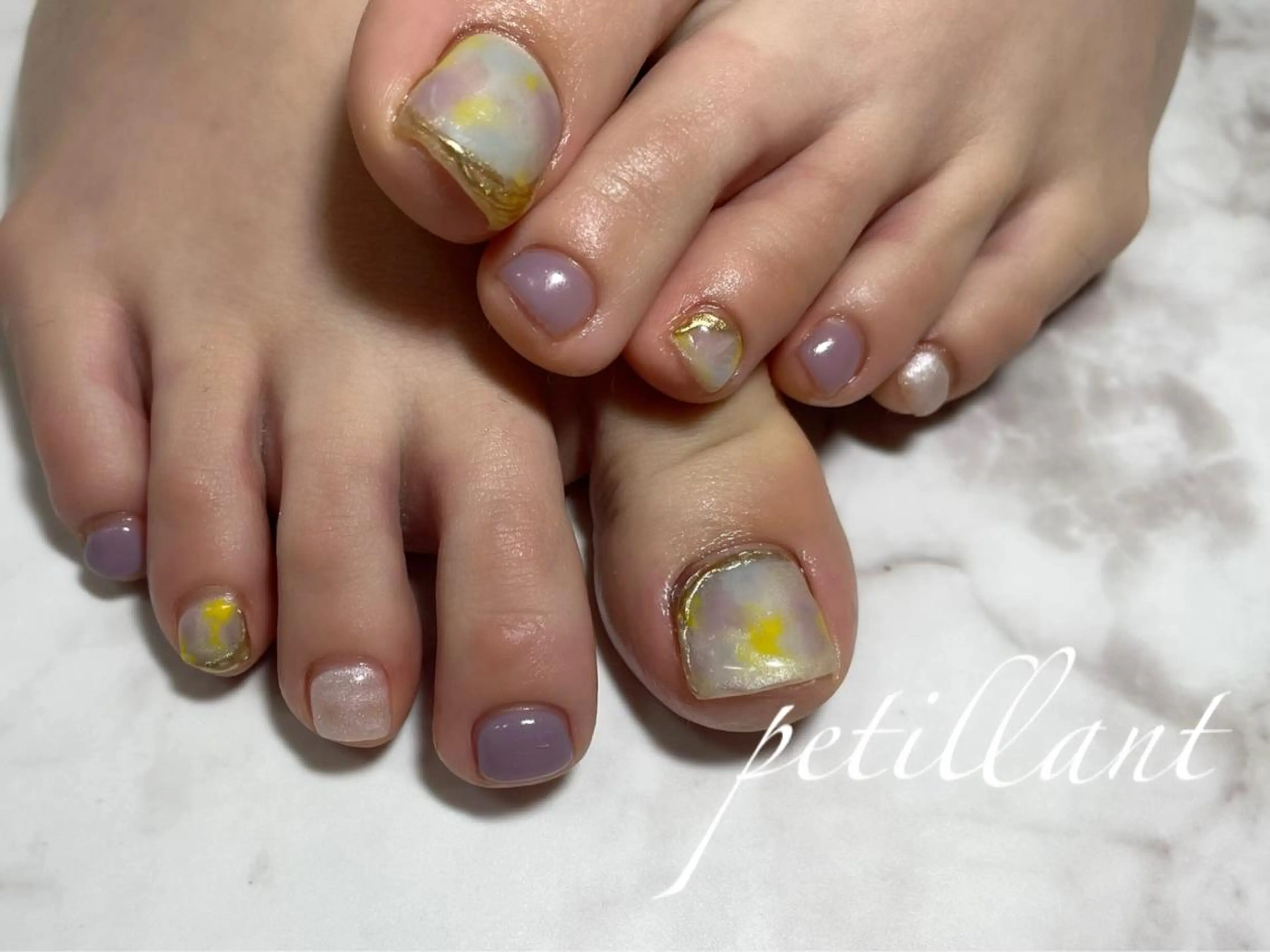 ネイル フットネイル フットネイル petillant所属・nail salon petillantのネイルデザイン