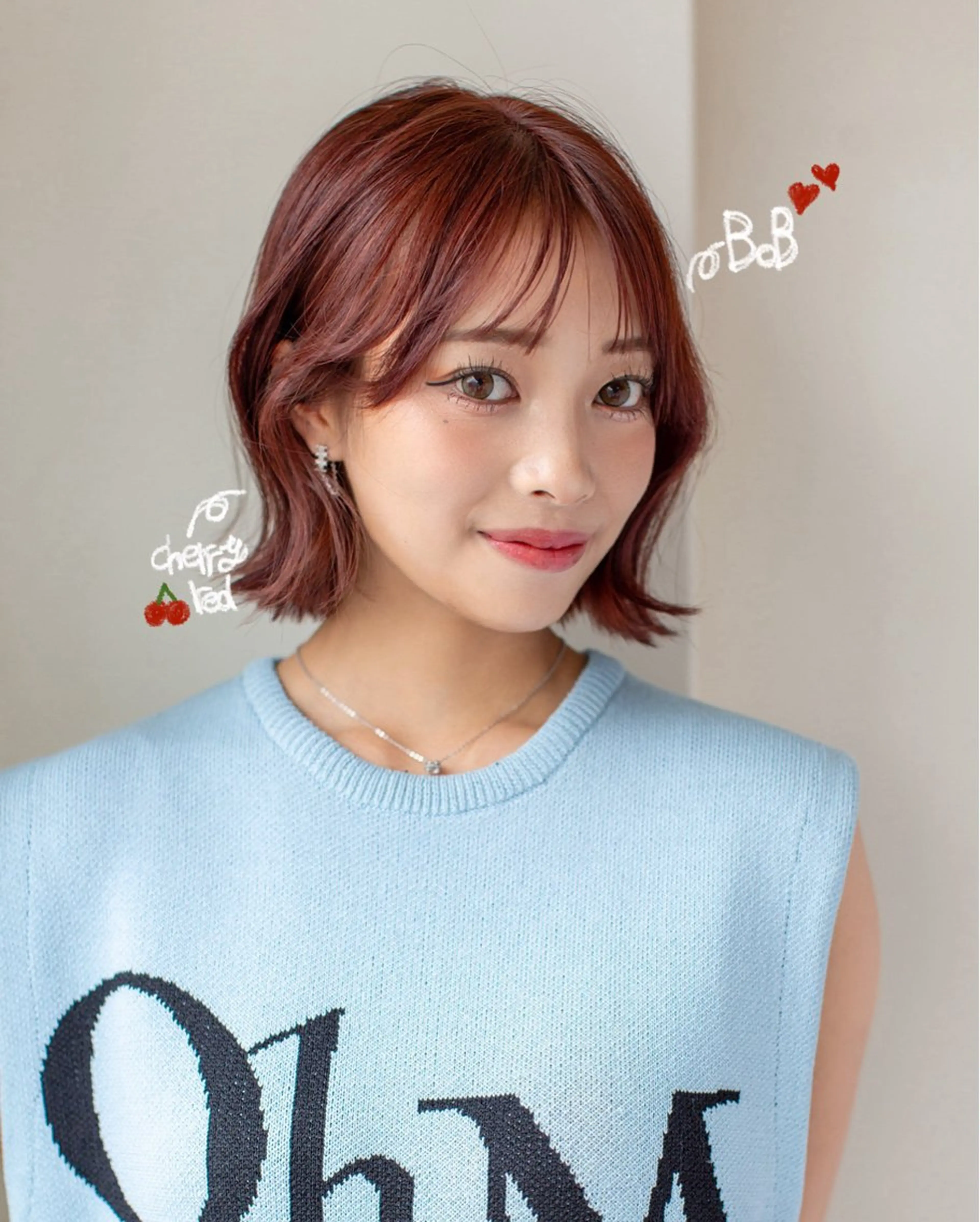 ショート Maho/海外 レイヤー/ハイトーンのヘアスタイル