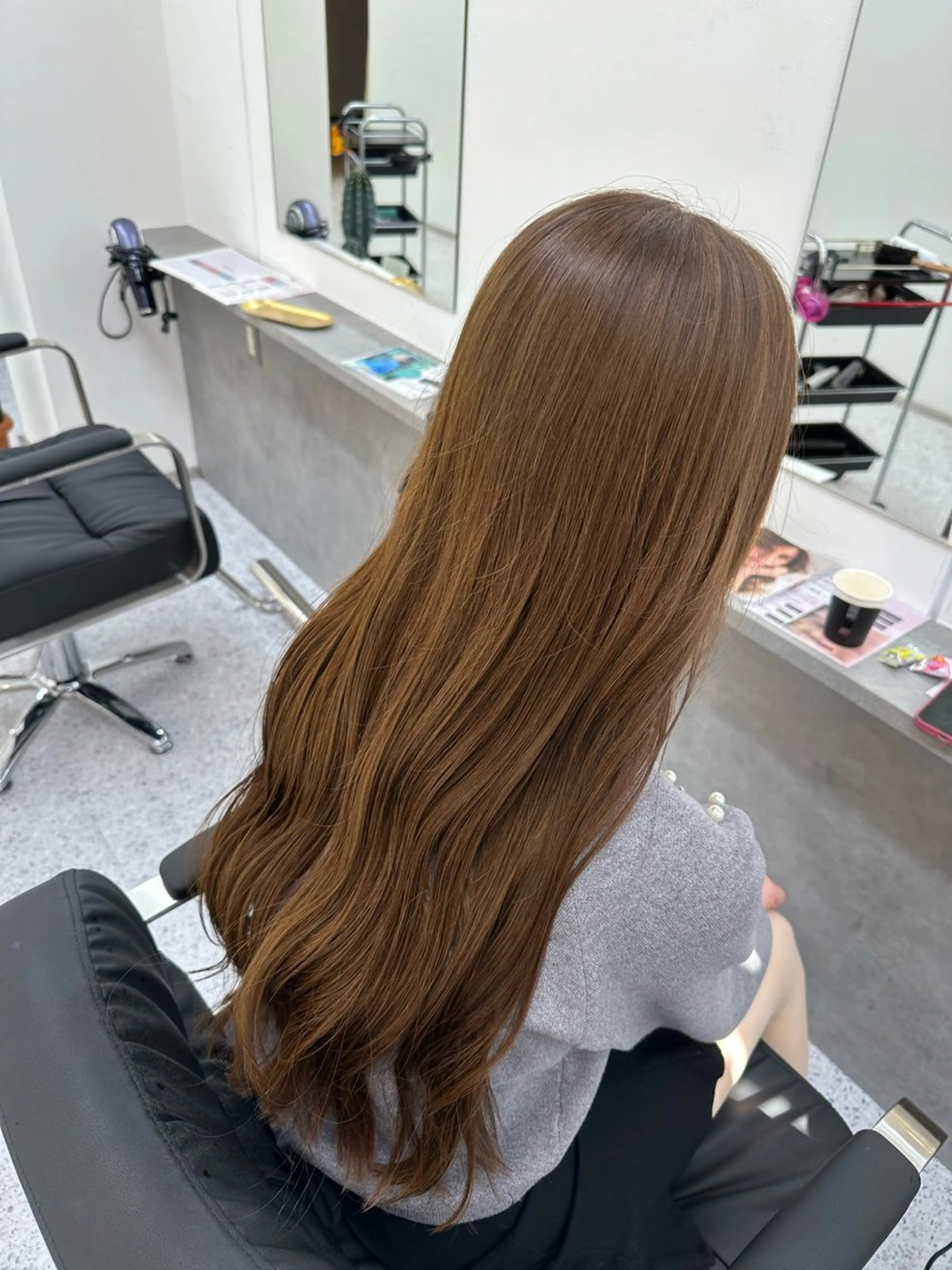 ロング カラー ヘアアレンジ カット ヘアカラー 久米 治仁のヘアスタイル