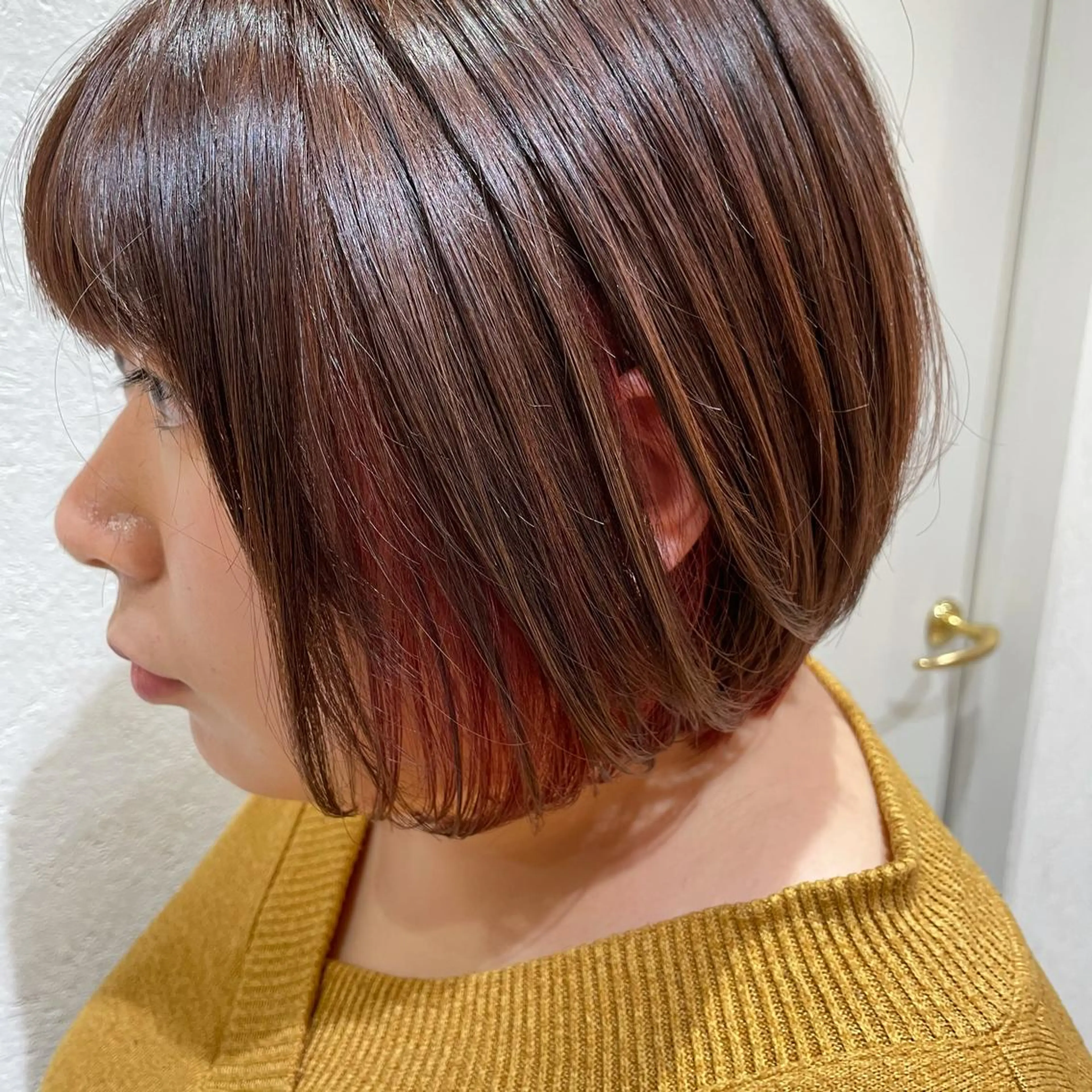 ショート うる艶レイヤーカット hinakoのヘアスタイル