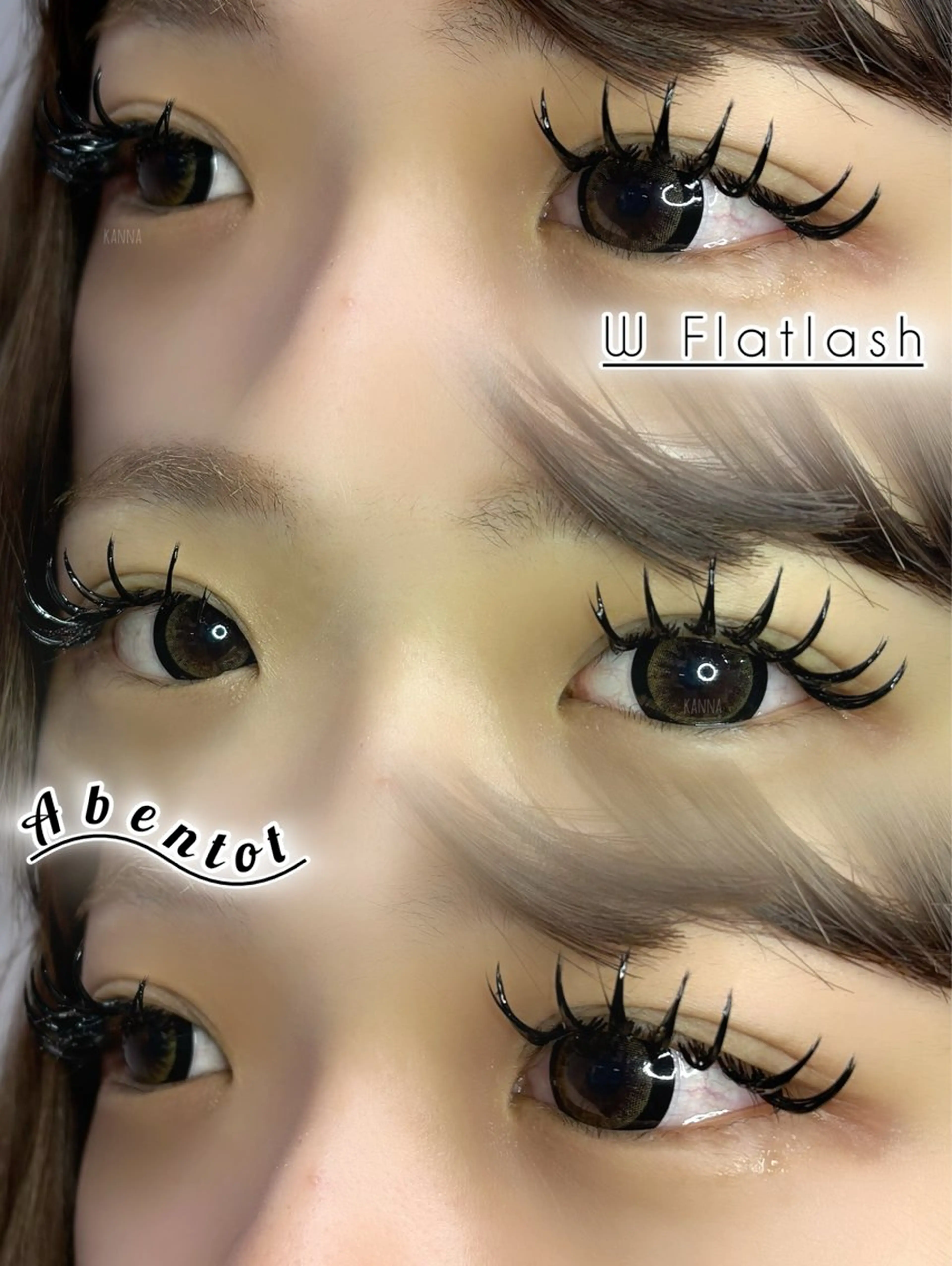 マツエク・マツパ Abientot Kannaのマツエク・マツパデザイン