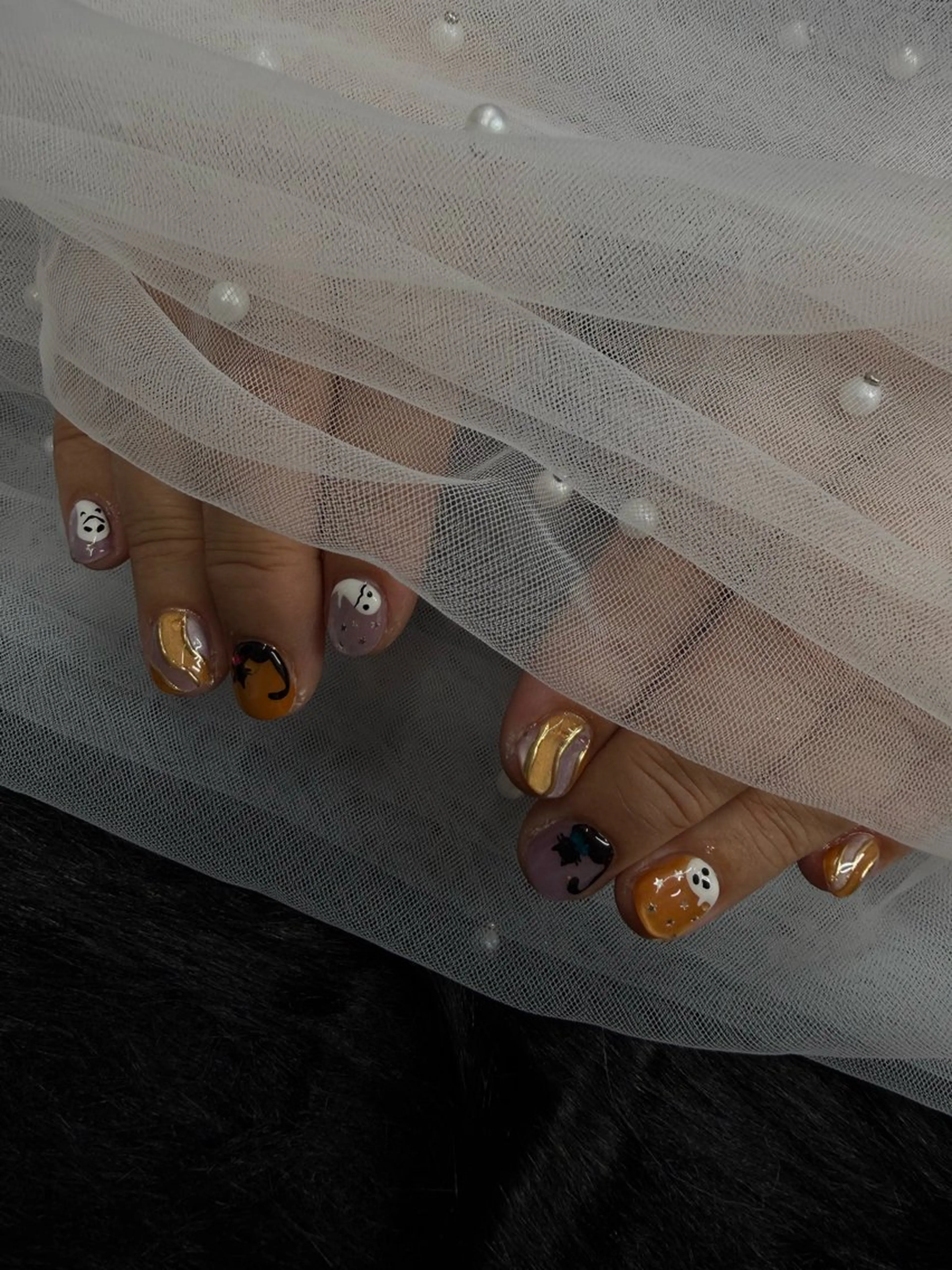 ネイル ハロウィン FILLnail古河店所属・FIILnail MEIのネイルデザイン