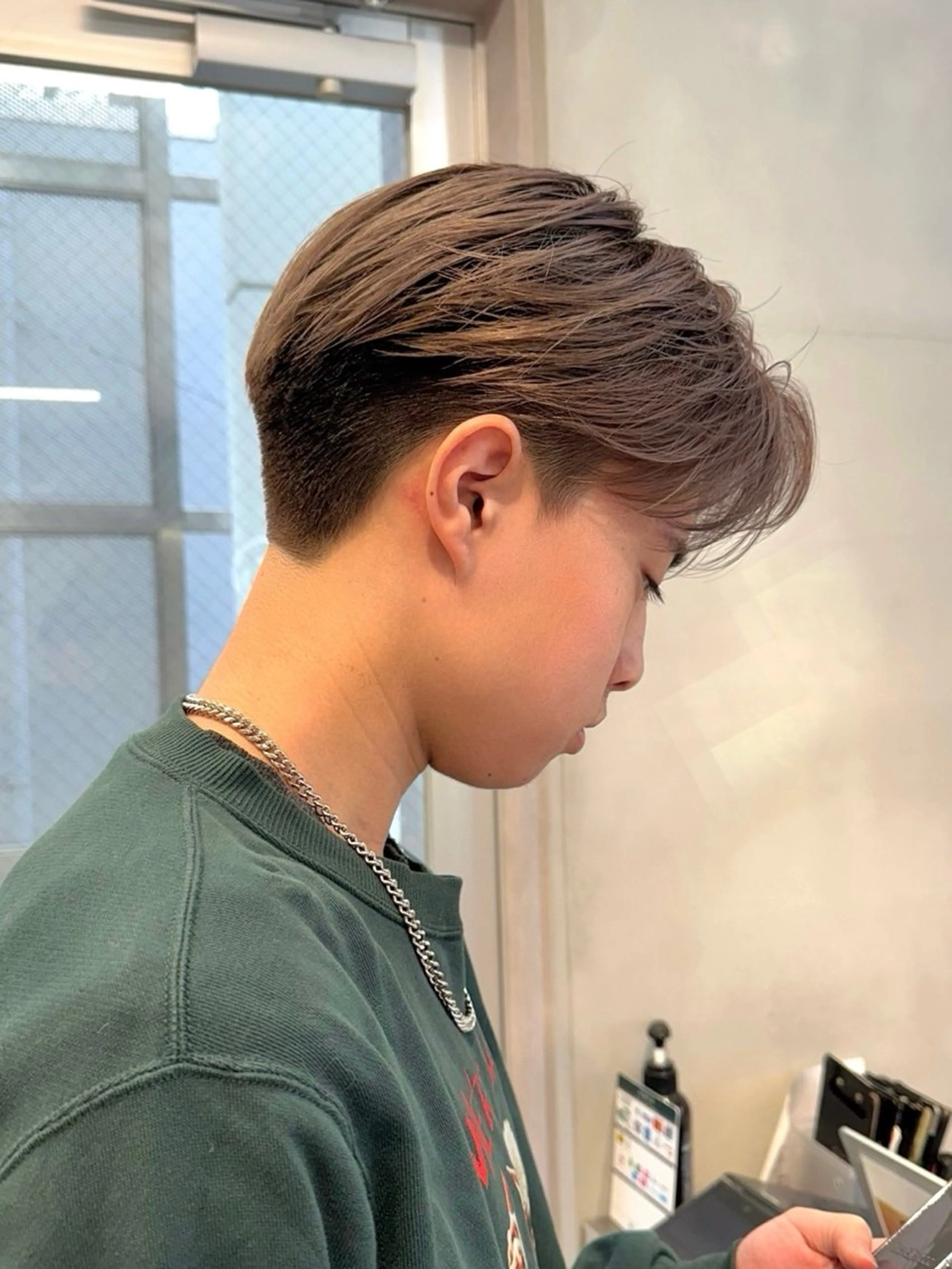 メンズ nicoTOKYO 原宿所属・センターパート /メンズ/海野颯生のヘアスタイル