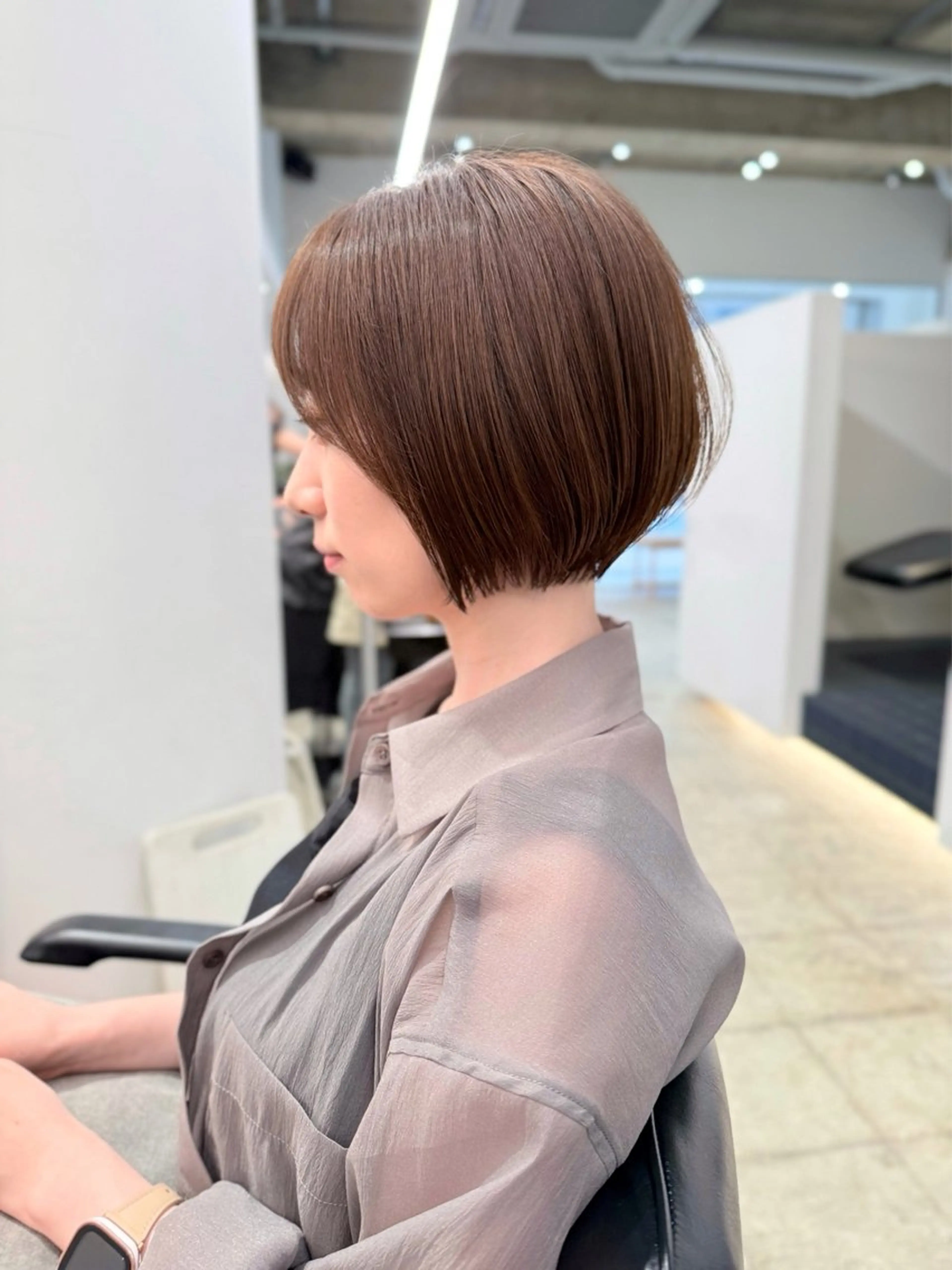 ショート ショートボブ ボブ ショートヘア カット トリートメント 夏山 秀憲のヘアスタイル