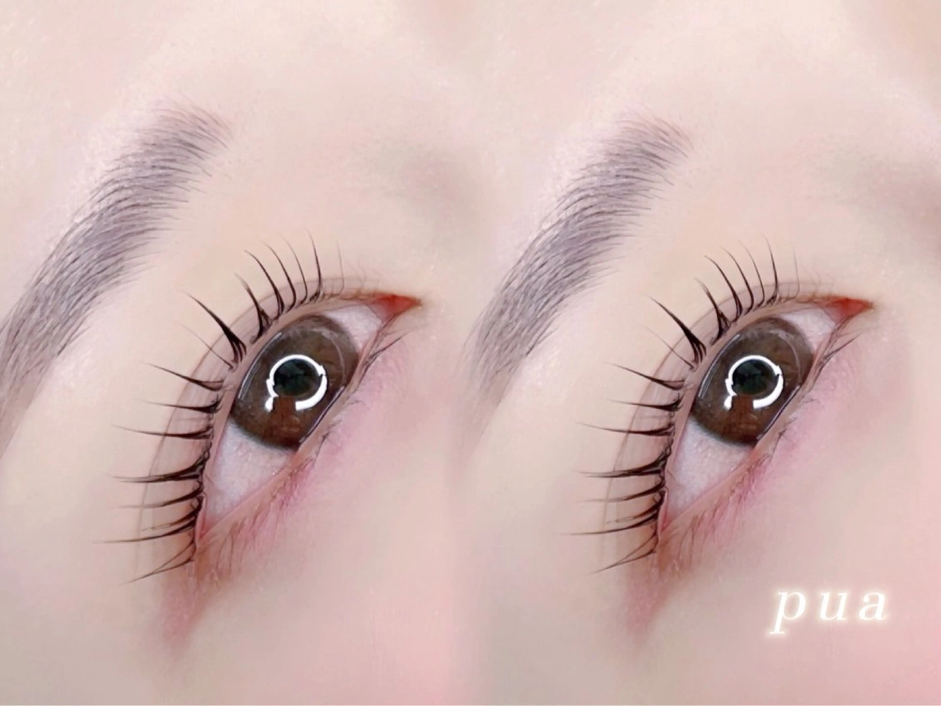 【束間・イマドキ🍒】ナチュラル目元ぱっちり上まつ毛パーマ￥3980の写真
