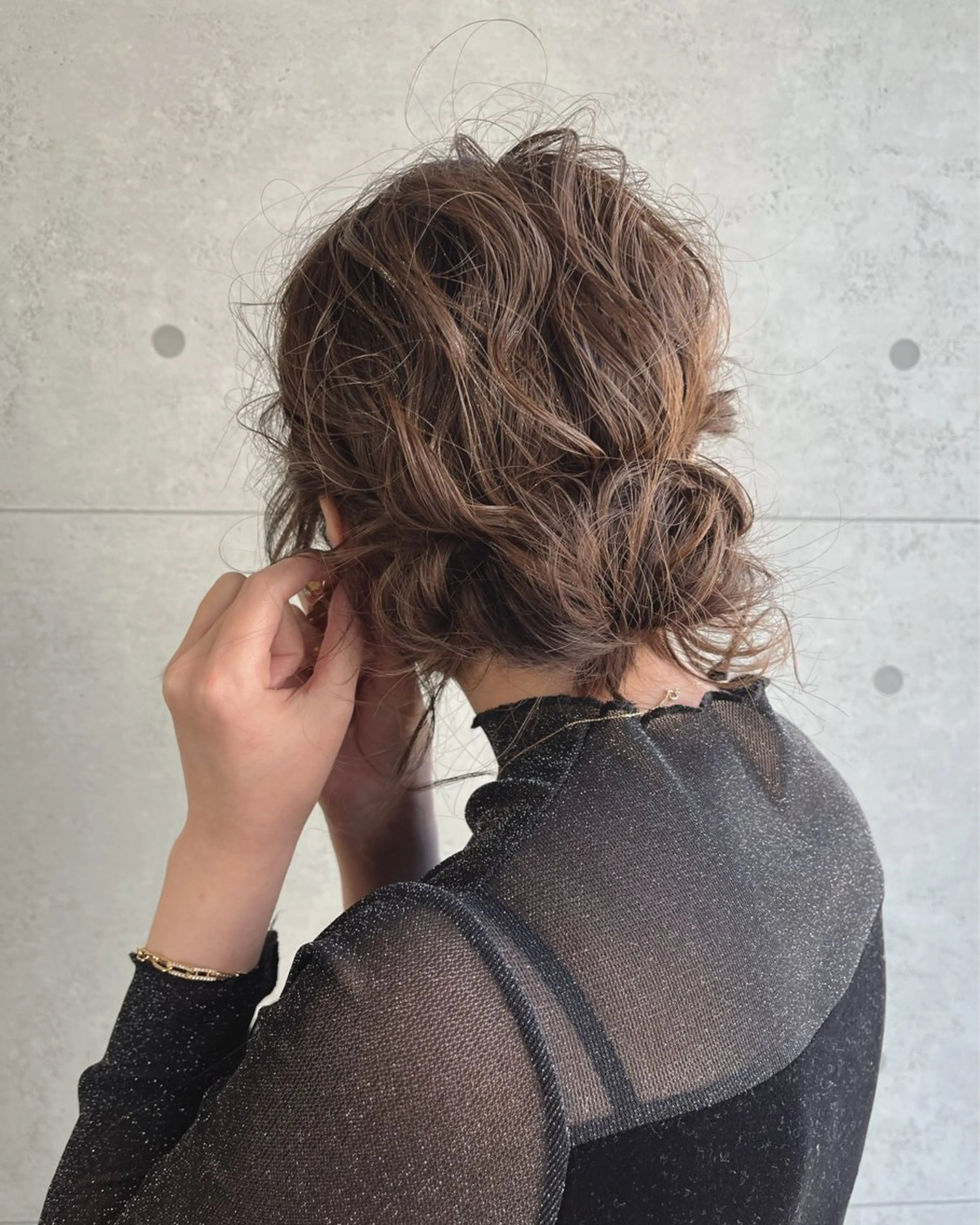 セミロング CLOVE所属・下石怜子/レイヤー/ 透明感カラーのヘアスタイル