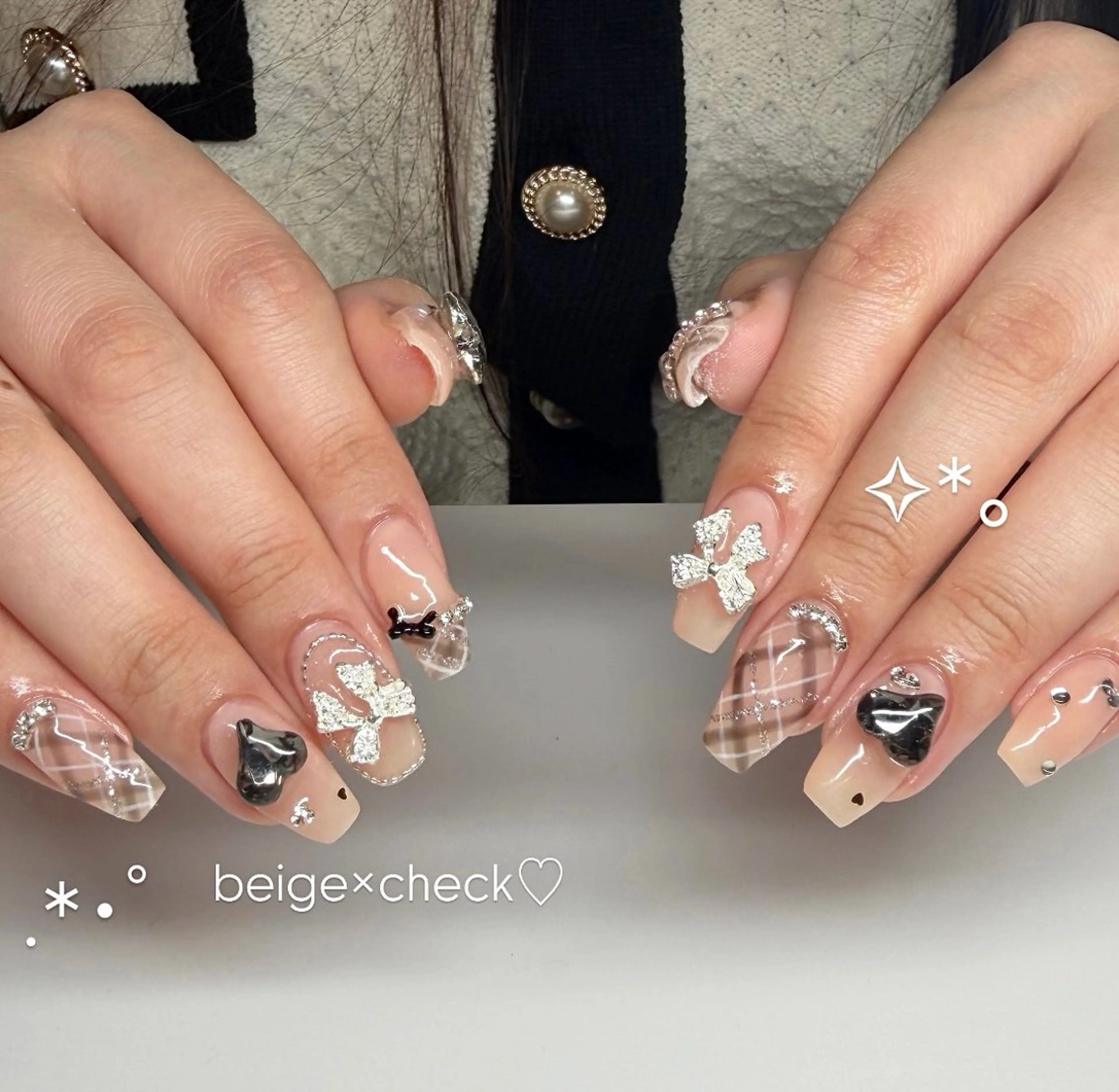 ネイル ハンドネイル .*･ﾟCHAM NAIL✧︎*。のネイルデザイン