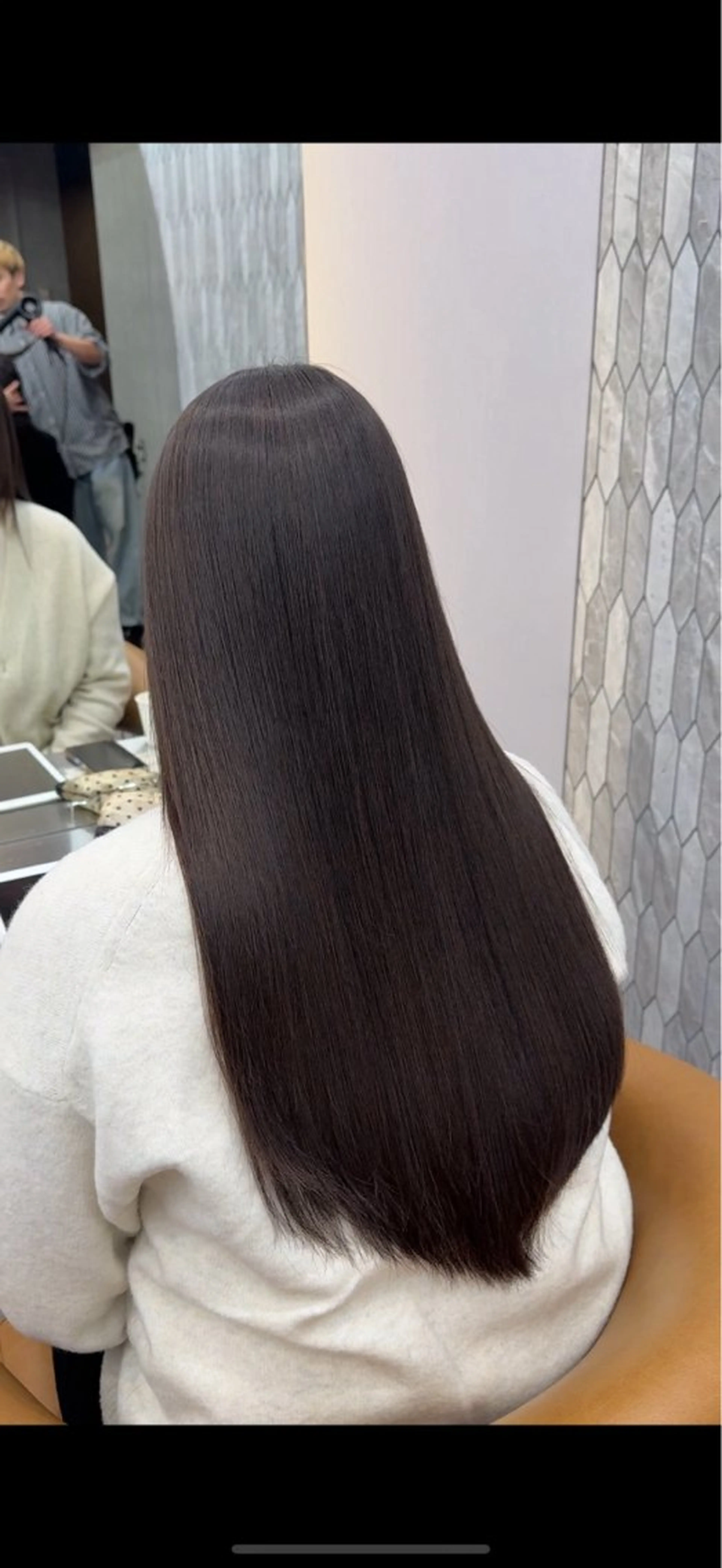 ロング 艶カラー/艶髪矯正/ レイヤー/ひなき🎀のヘアスタイル