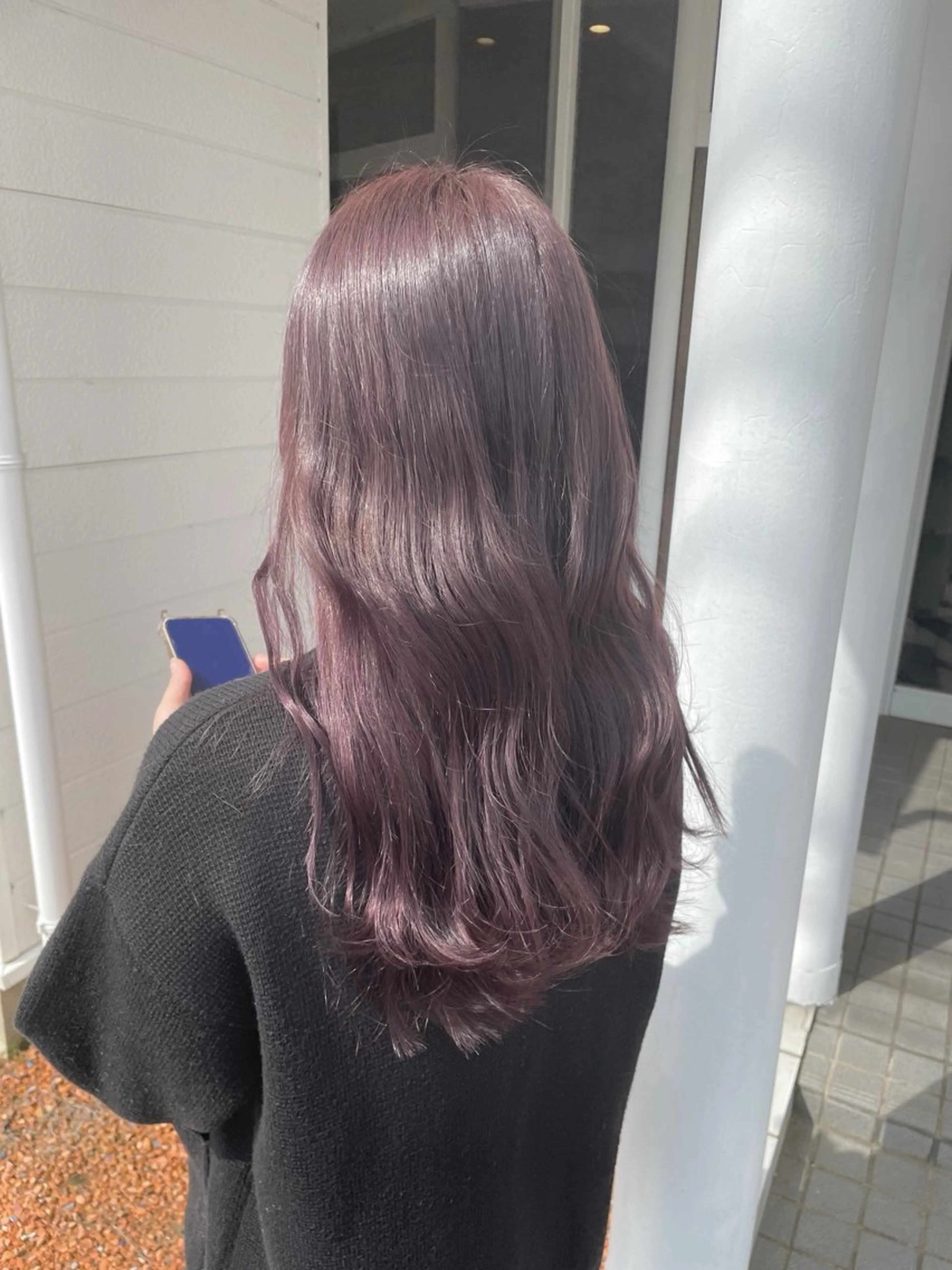 ブリーチなしダブルカラーの写真