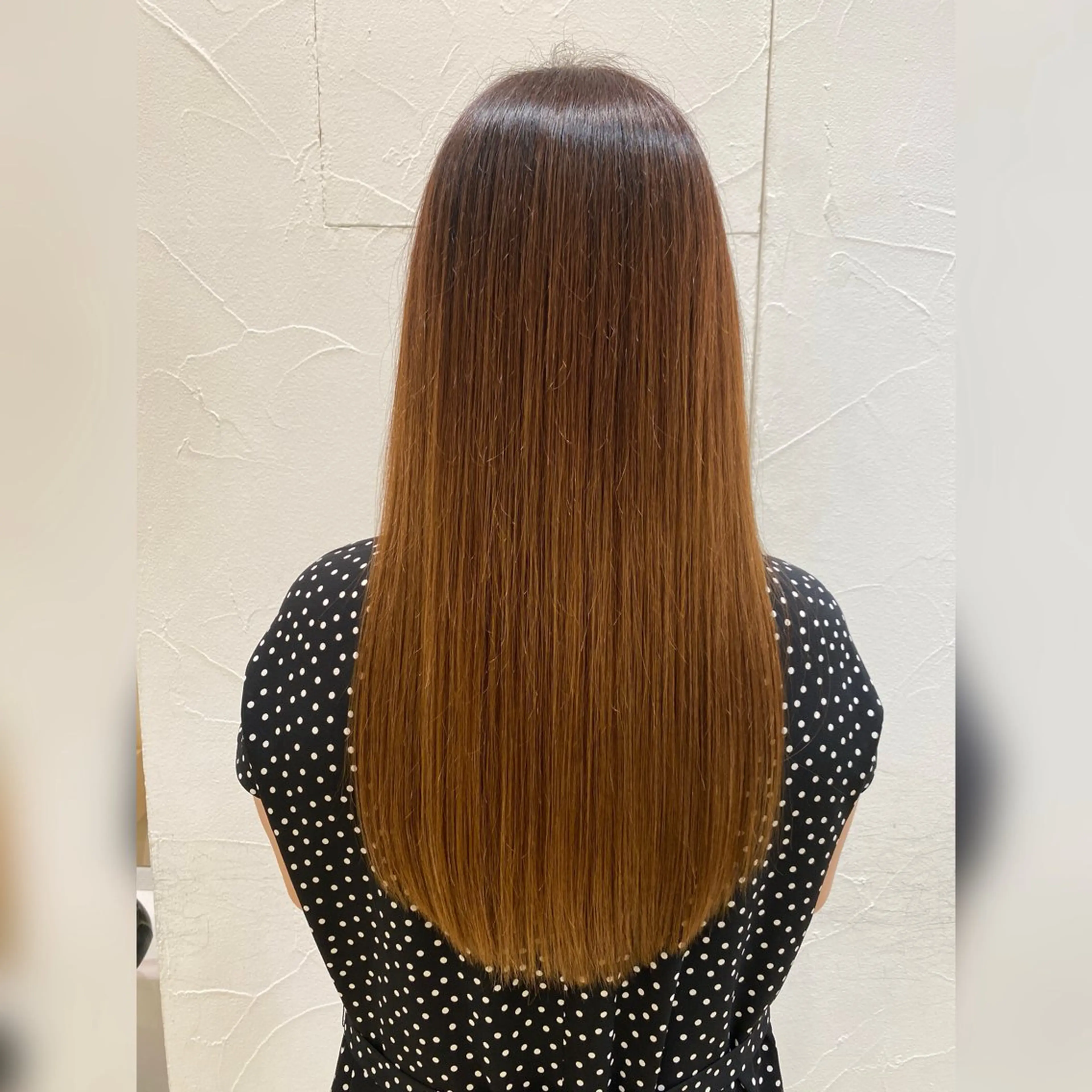 ロング 縮毛矯正 ☘️タナアミ ディレクター☘️のヘアスタイル