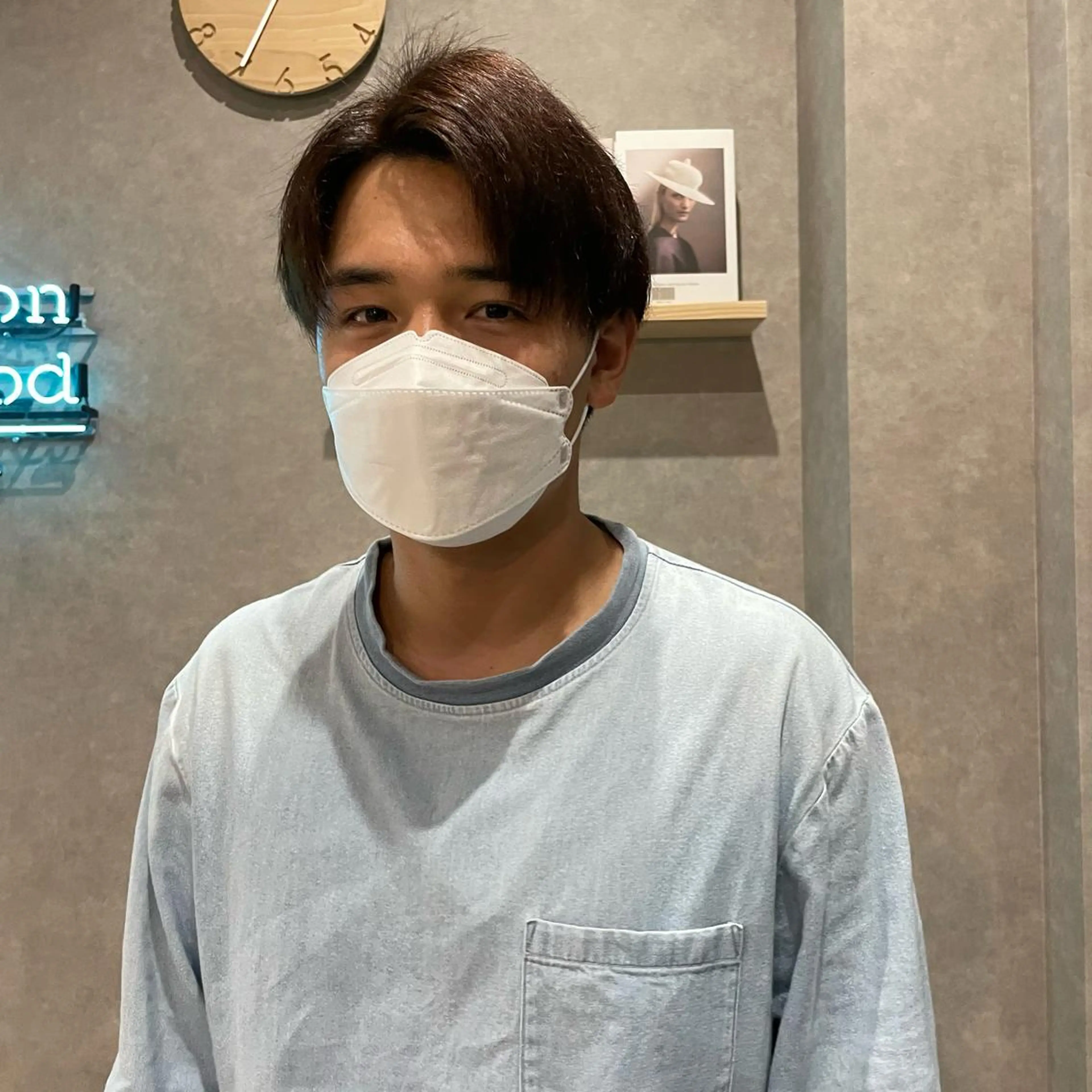 カラー メンズ はちすか るかのヘアスタイル