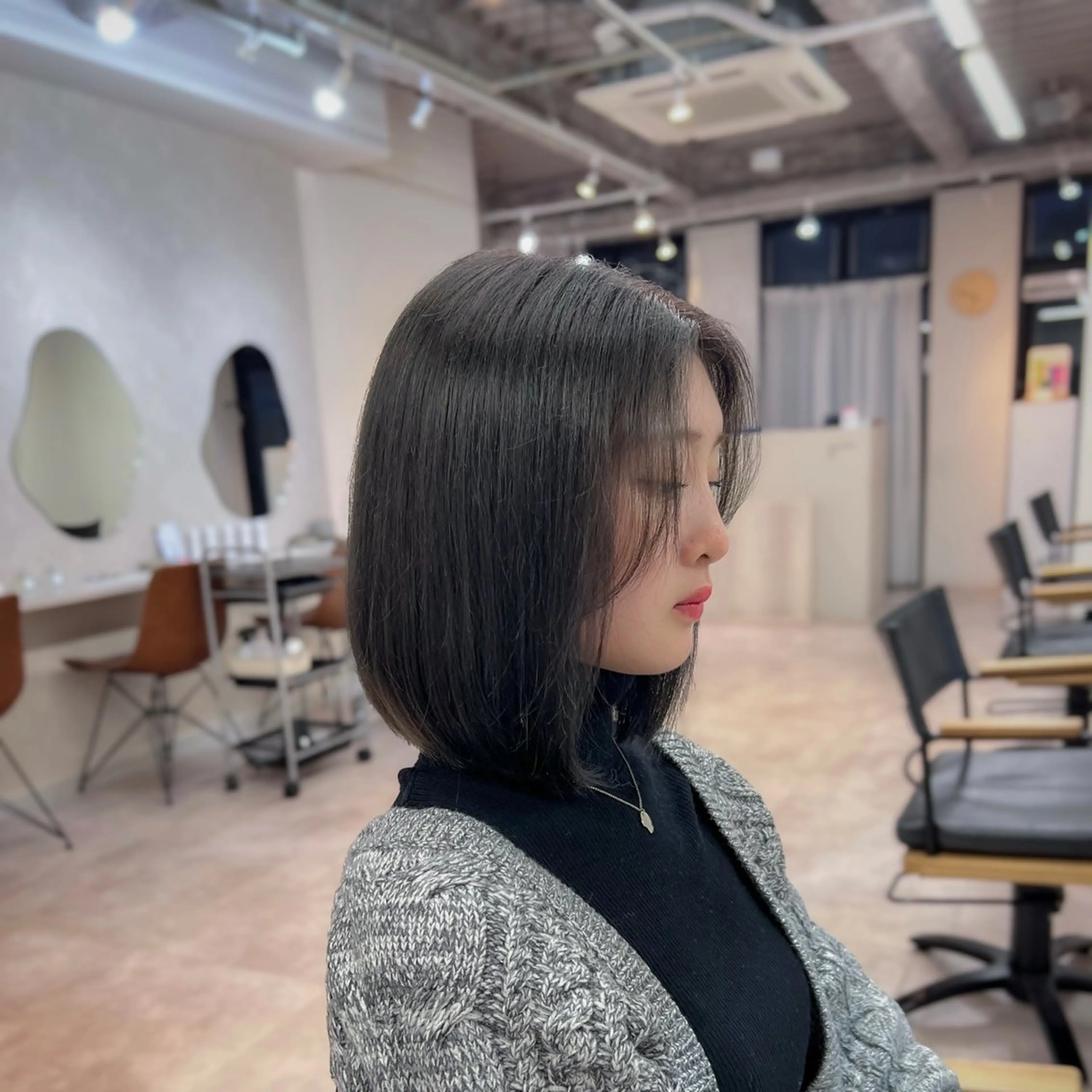 ミディアム ボブ カット ヘアカラー トリートメント quon RYUYA /レイヤー✂️のその他イメージ