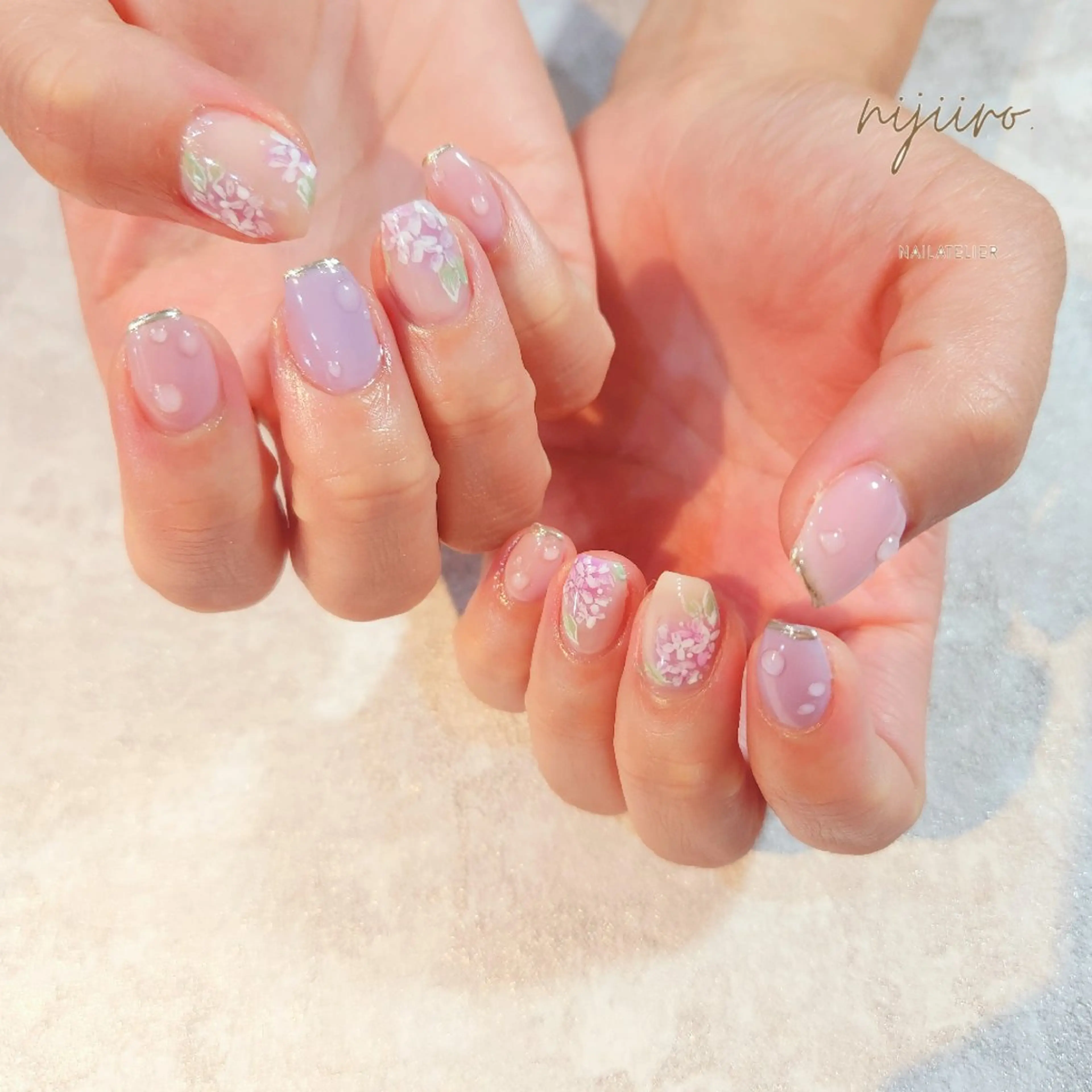ネイル ハンドネイル nailatelier nijiiro.所属・nijiiro🌈 サトウのネイルデザイン