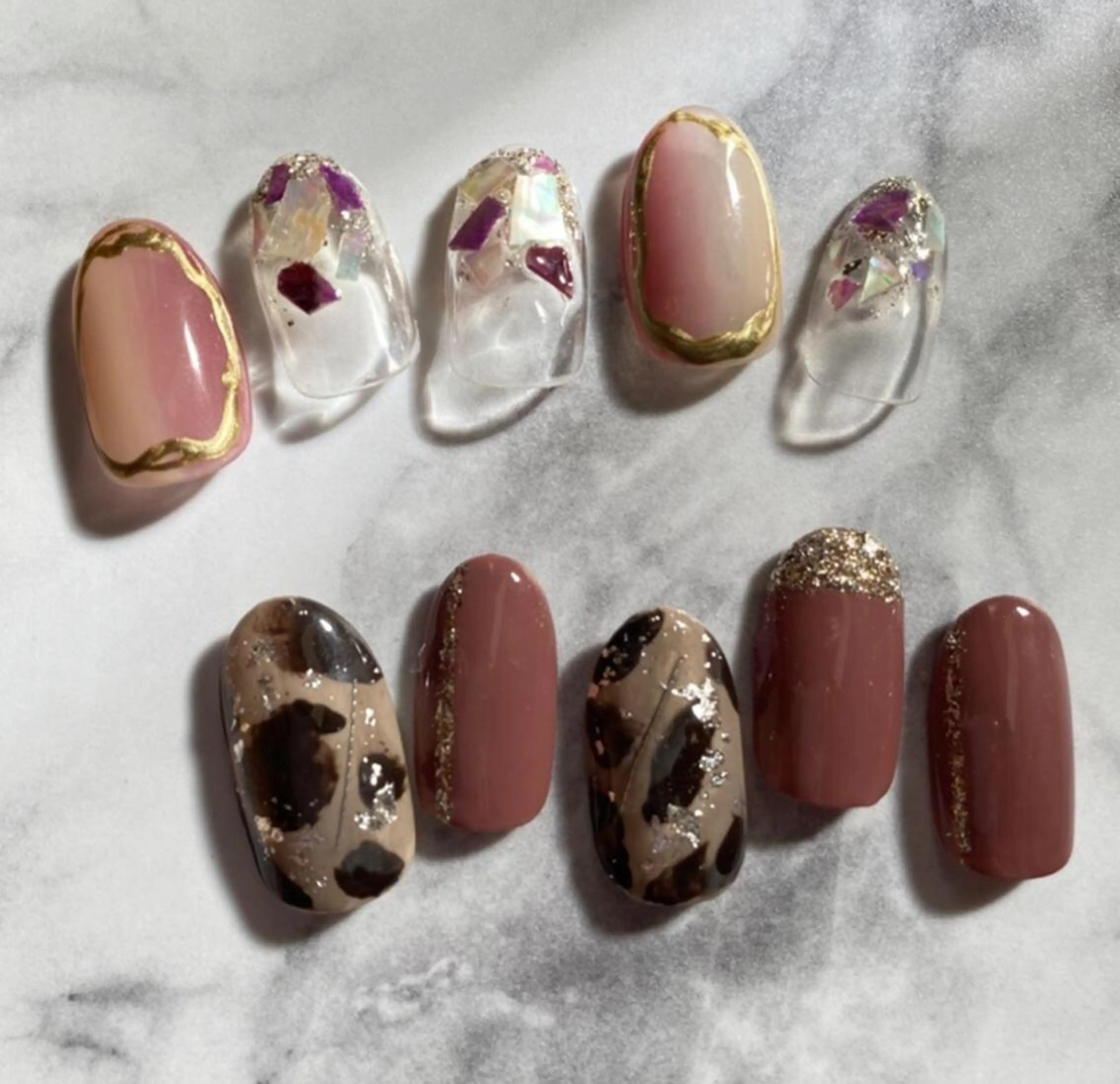 ショート ネイル 🦋Kiyomi. 🦋のネイルデザイン