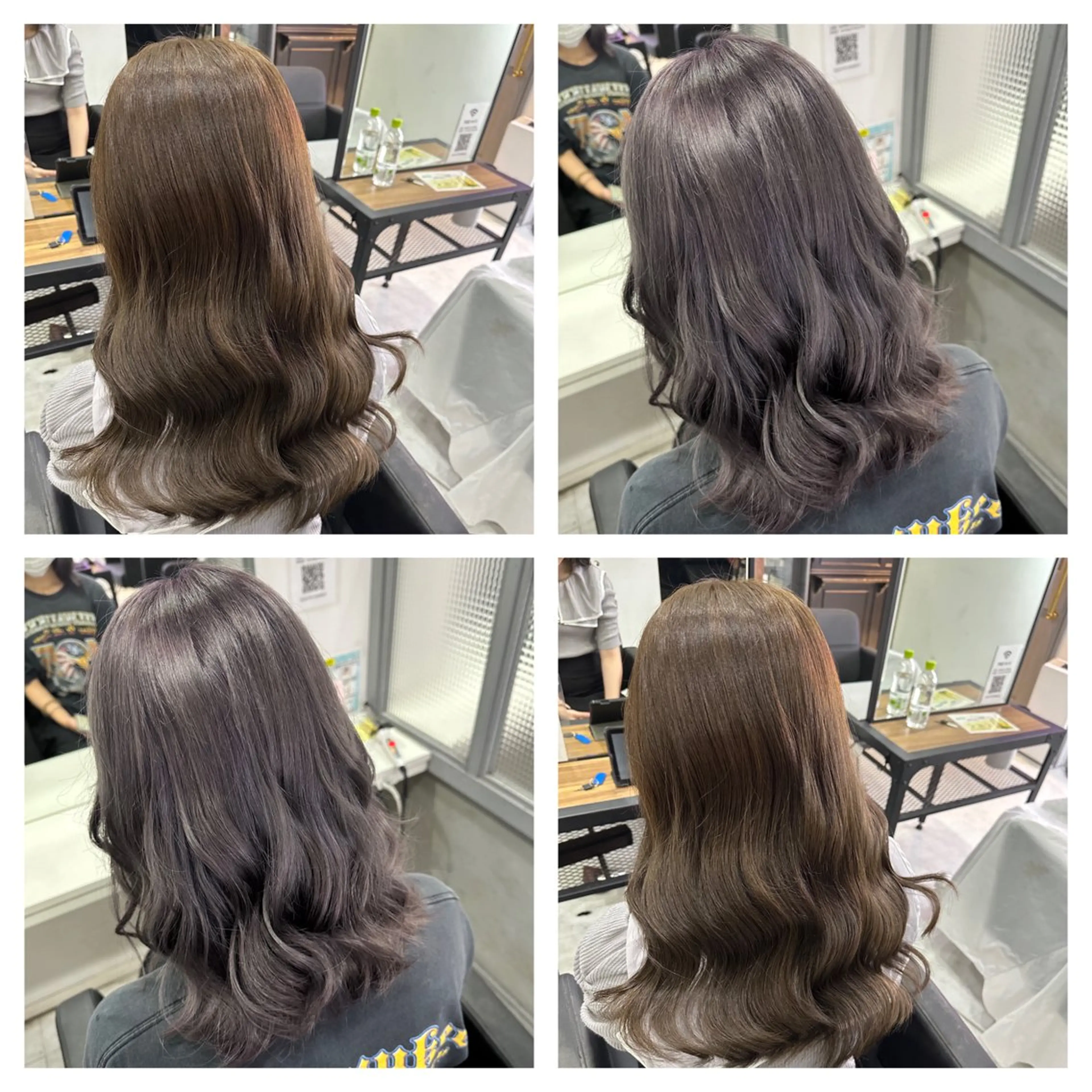 セミロング カラー ヘアアレンジ ヘアカラー トリートメント ヘアセット 🎀推し活ヘアー🎀 Yuuna🐰💖のヘアスタイル