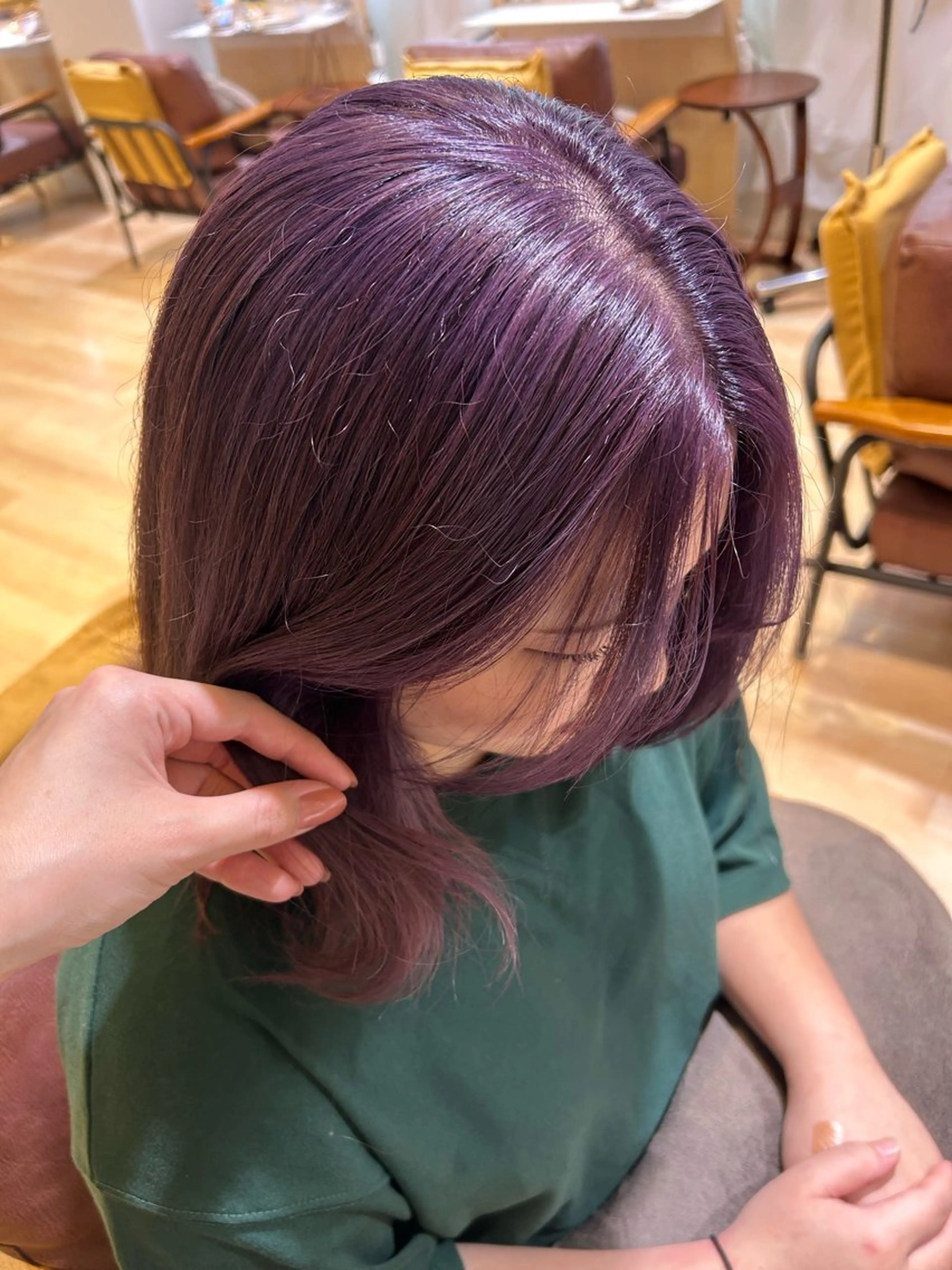 カラー 透明感カラー ラベンダーカラー 🎀natsuki /モテカラーのヘアスタイル