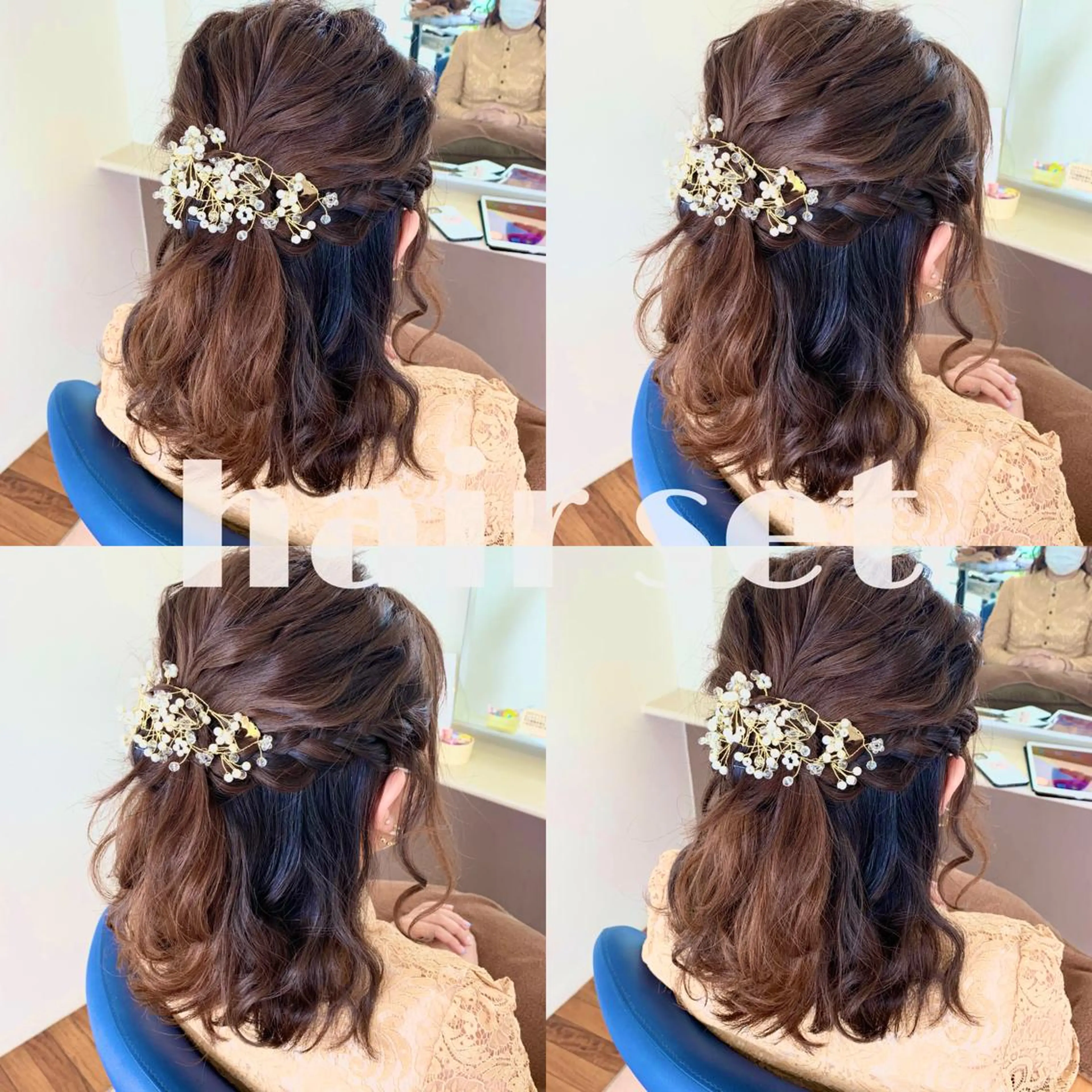 ヘアアレンジ 結婚式・ブライダル hair salon siro所属・小澤 志穂のヘアスタイル