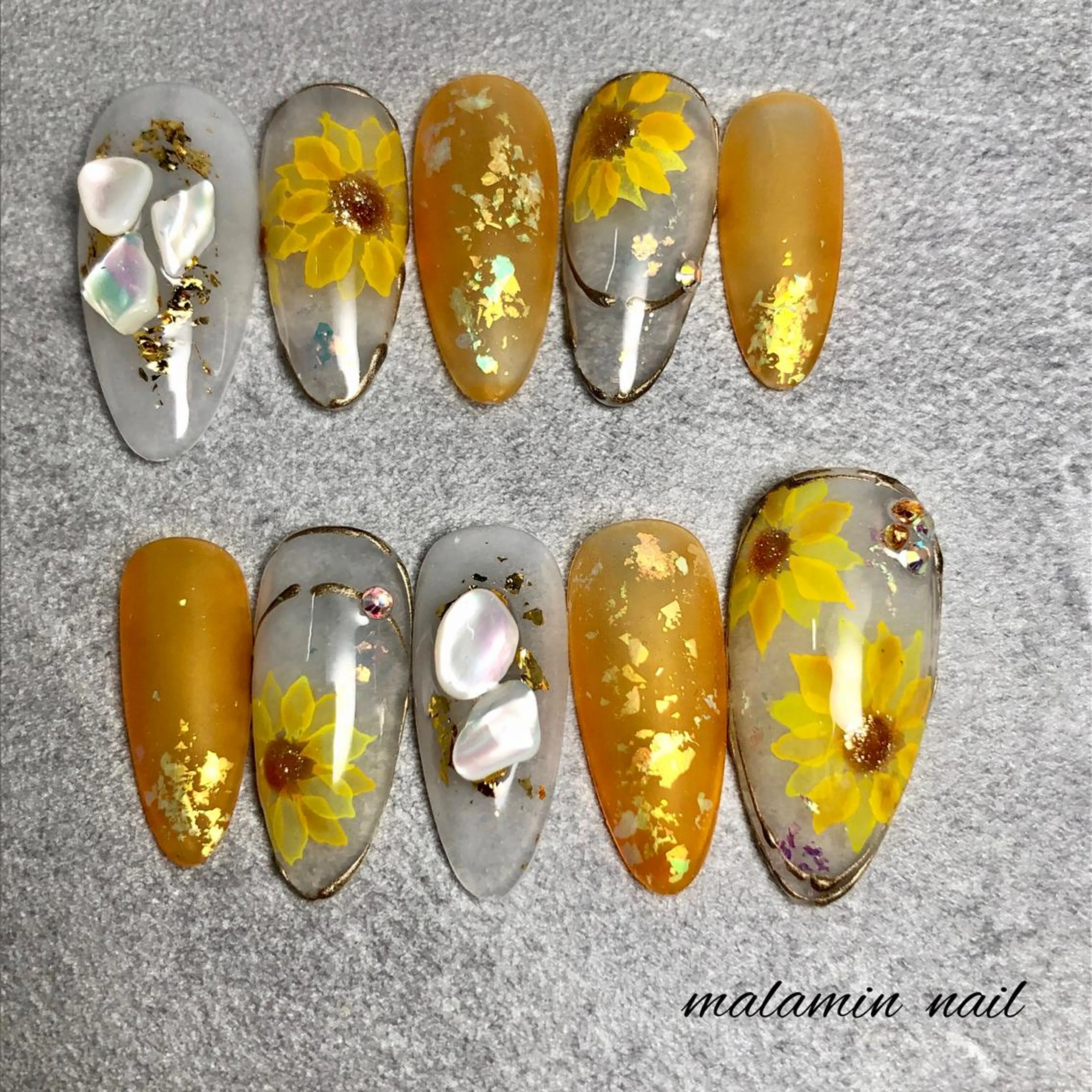 ネイル ネイルチップ Nemoto Mariのネイルデザイン