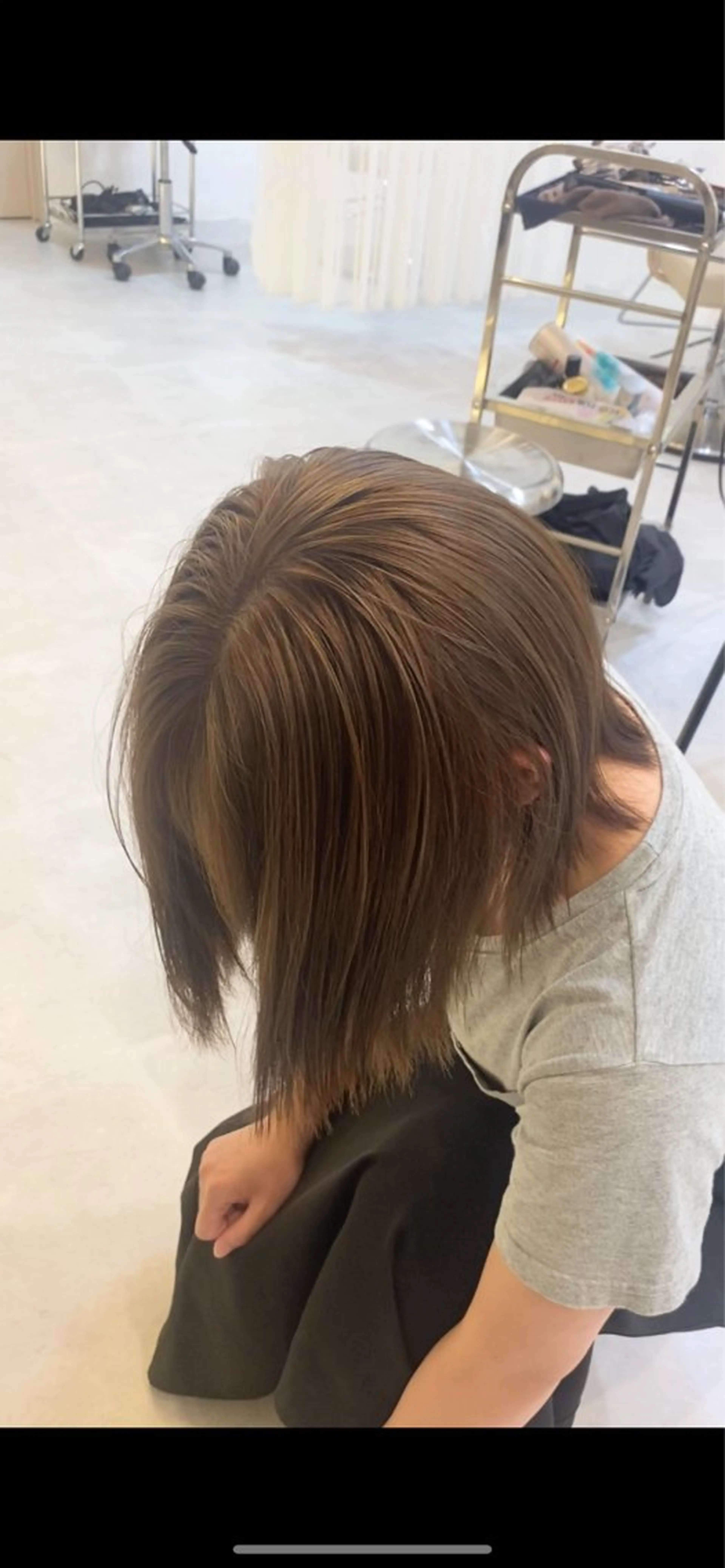 ミディアム ヘアカラー 透明感カラー／メンズ 特化kazumaのヘアスタイル