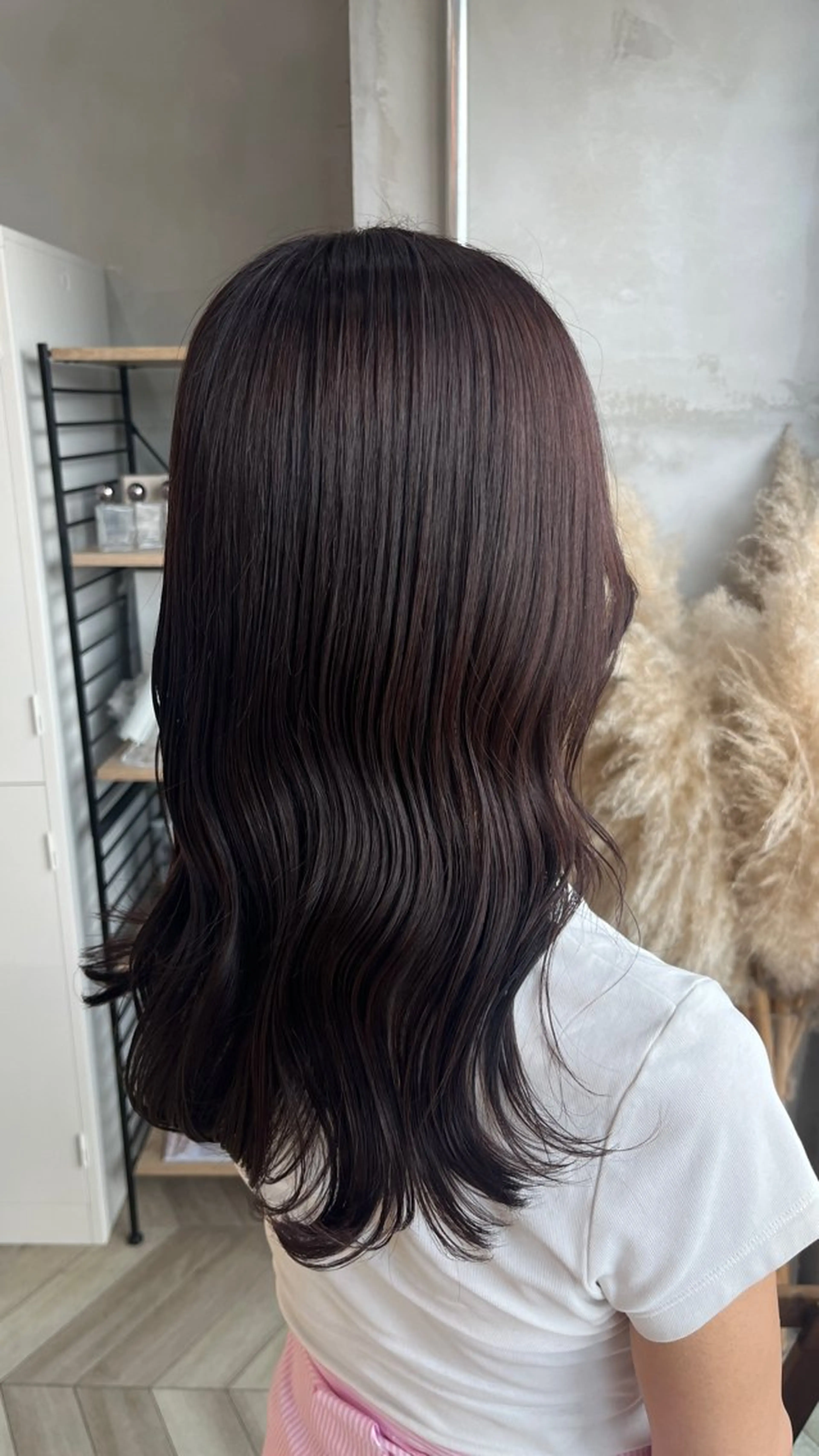 カラー 田中 萌のヘアスタイル