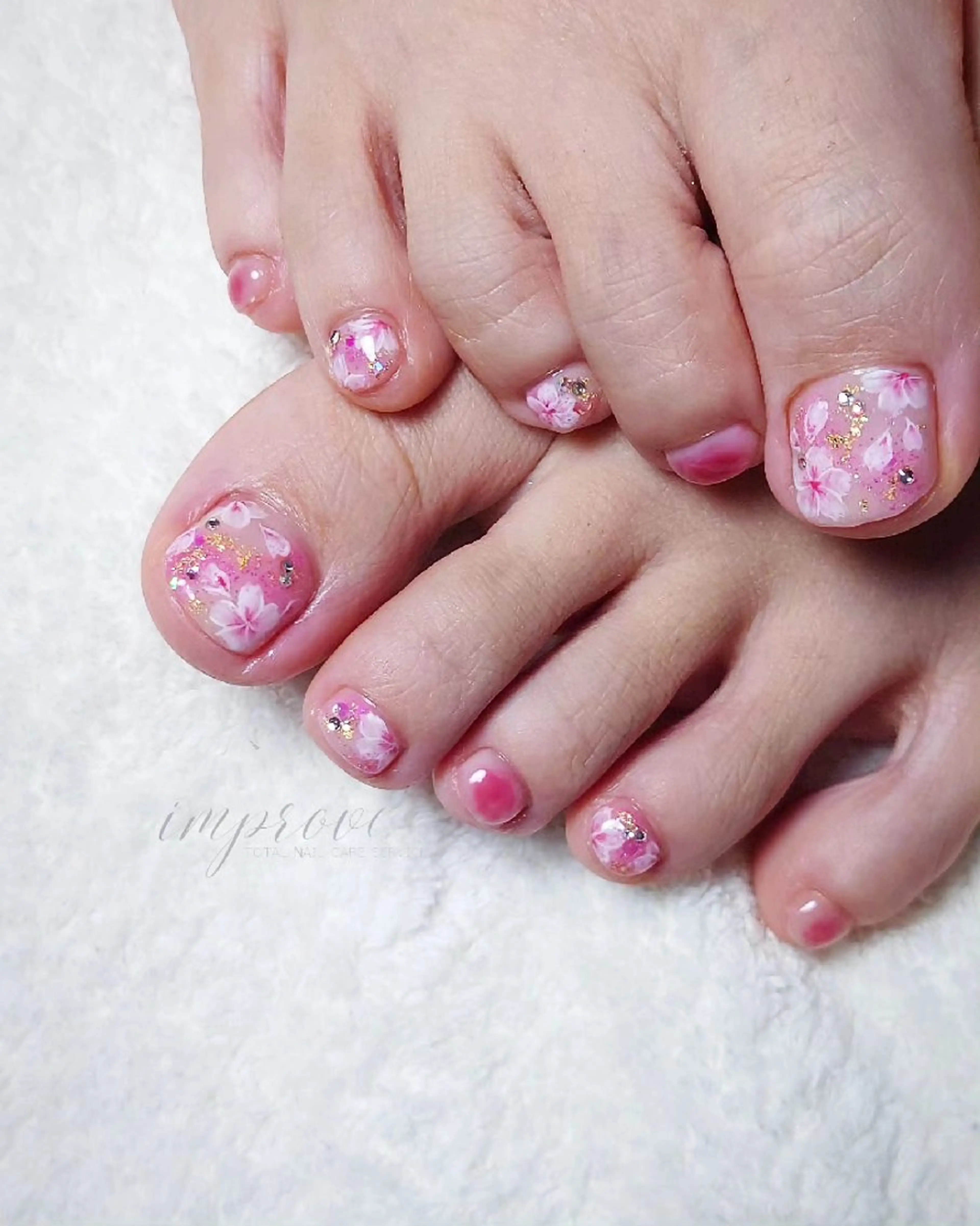 ネイル アートネイル フットネイル ジェルネイル improve /mamiのネイルデザイン