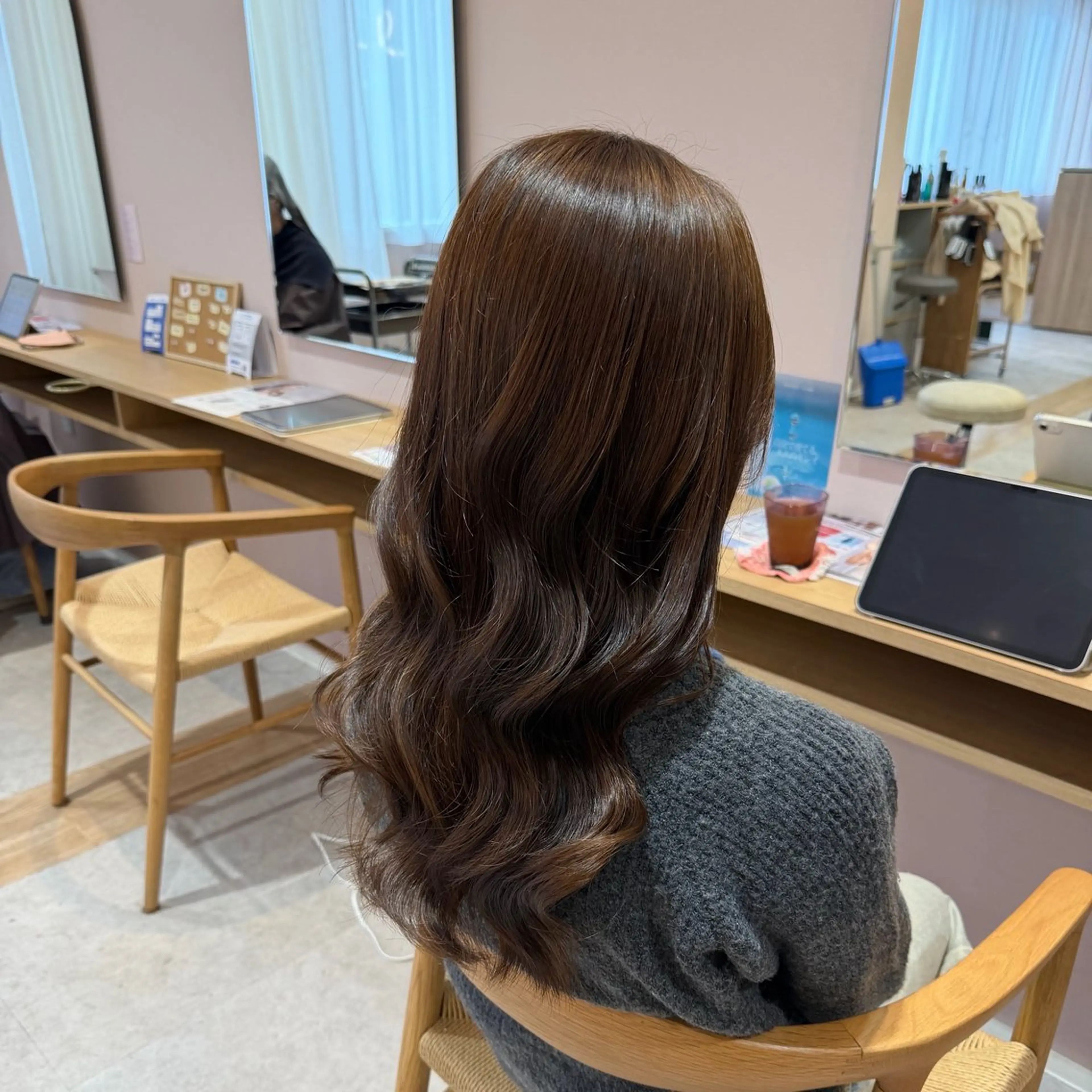 ロング カット ヘアカラー merc.🌿 友藤鮎那のヘアスタイル