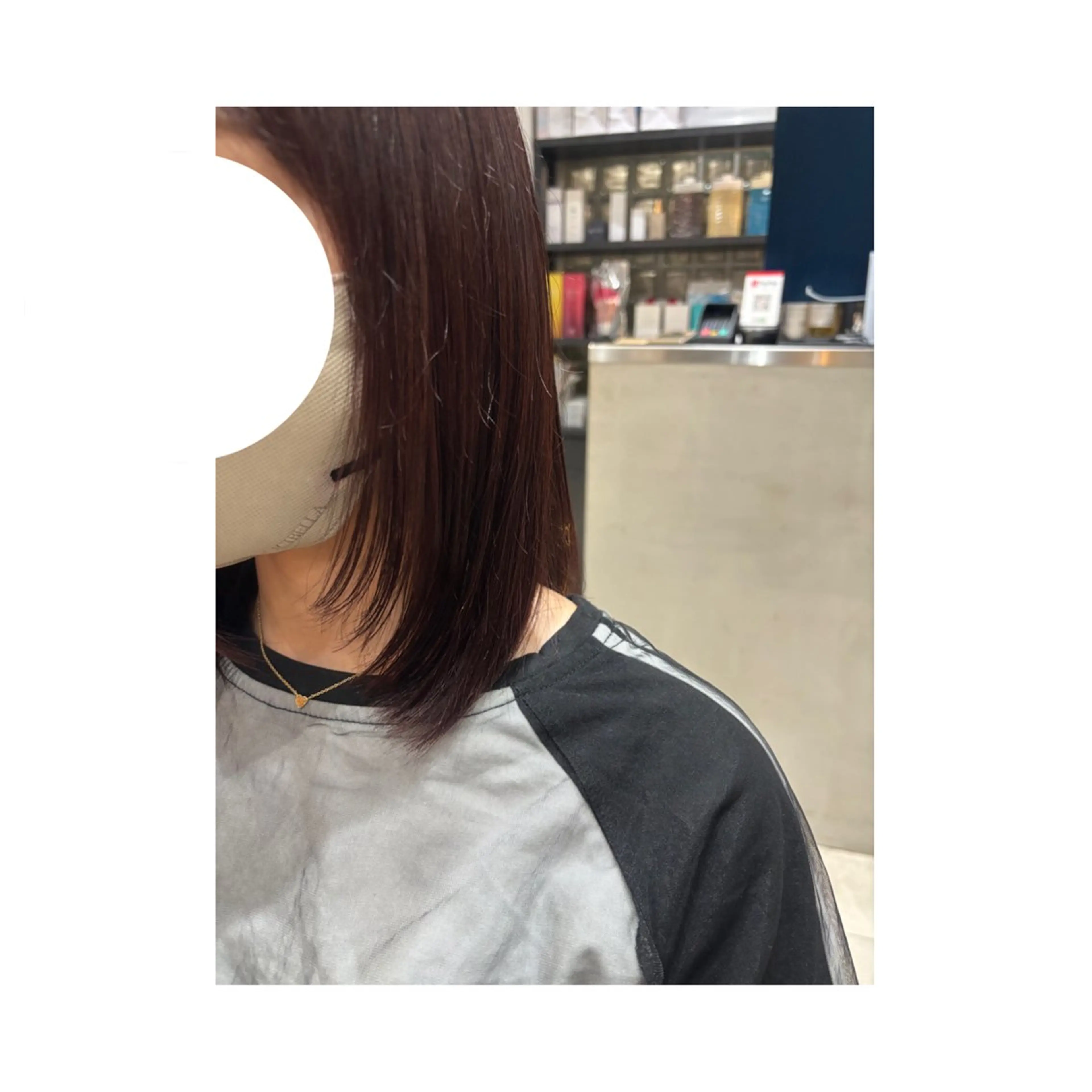 ミディアム カット ヘアカラー トリートメント MIKU ☺︎のヘアスタイル