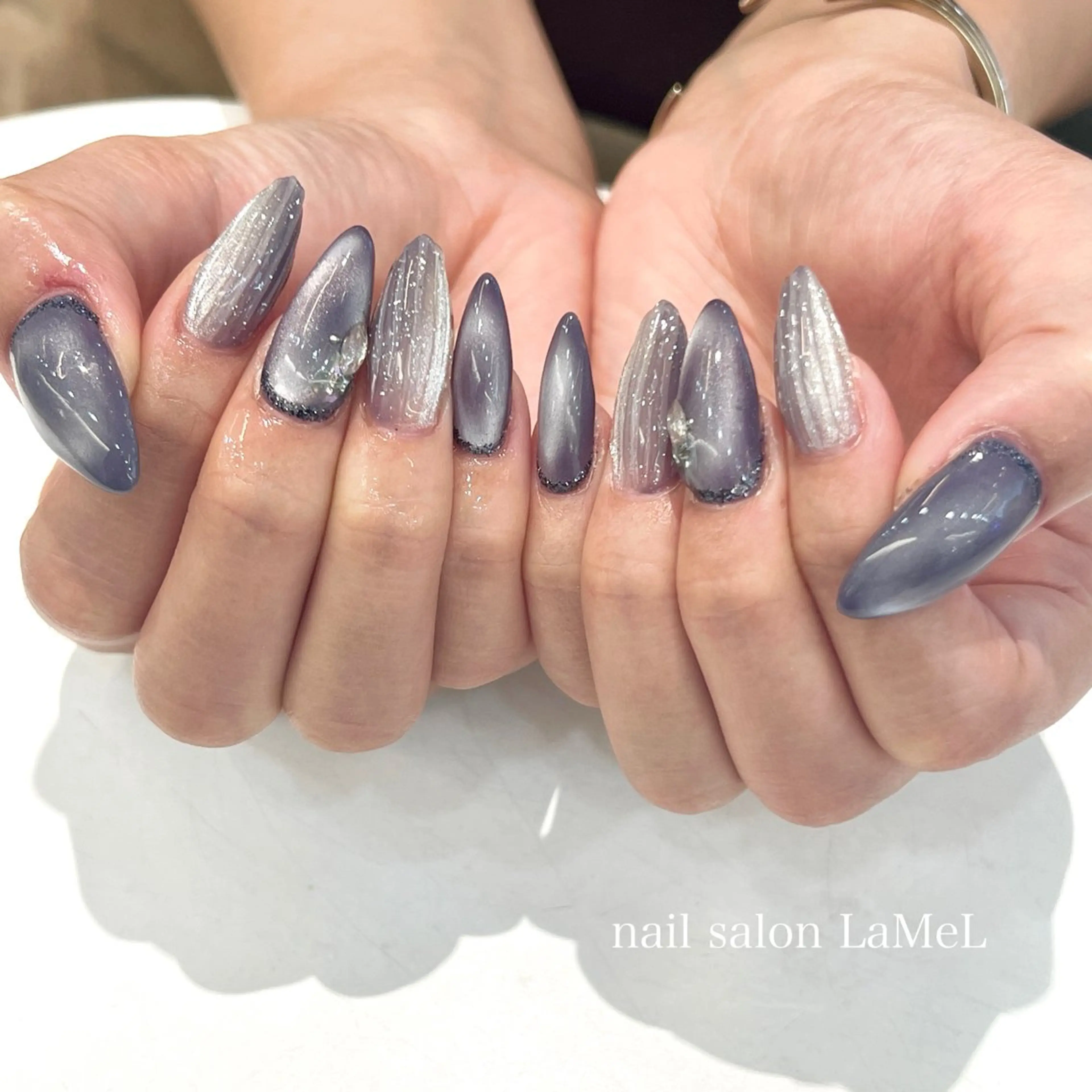 ネイル ハンドネイル 【nailsalon LaMeL】岡崎のネイルデザイン
