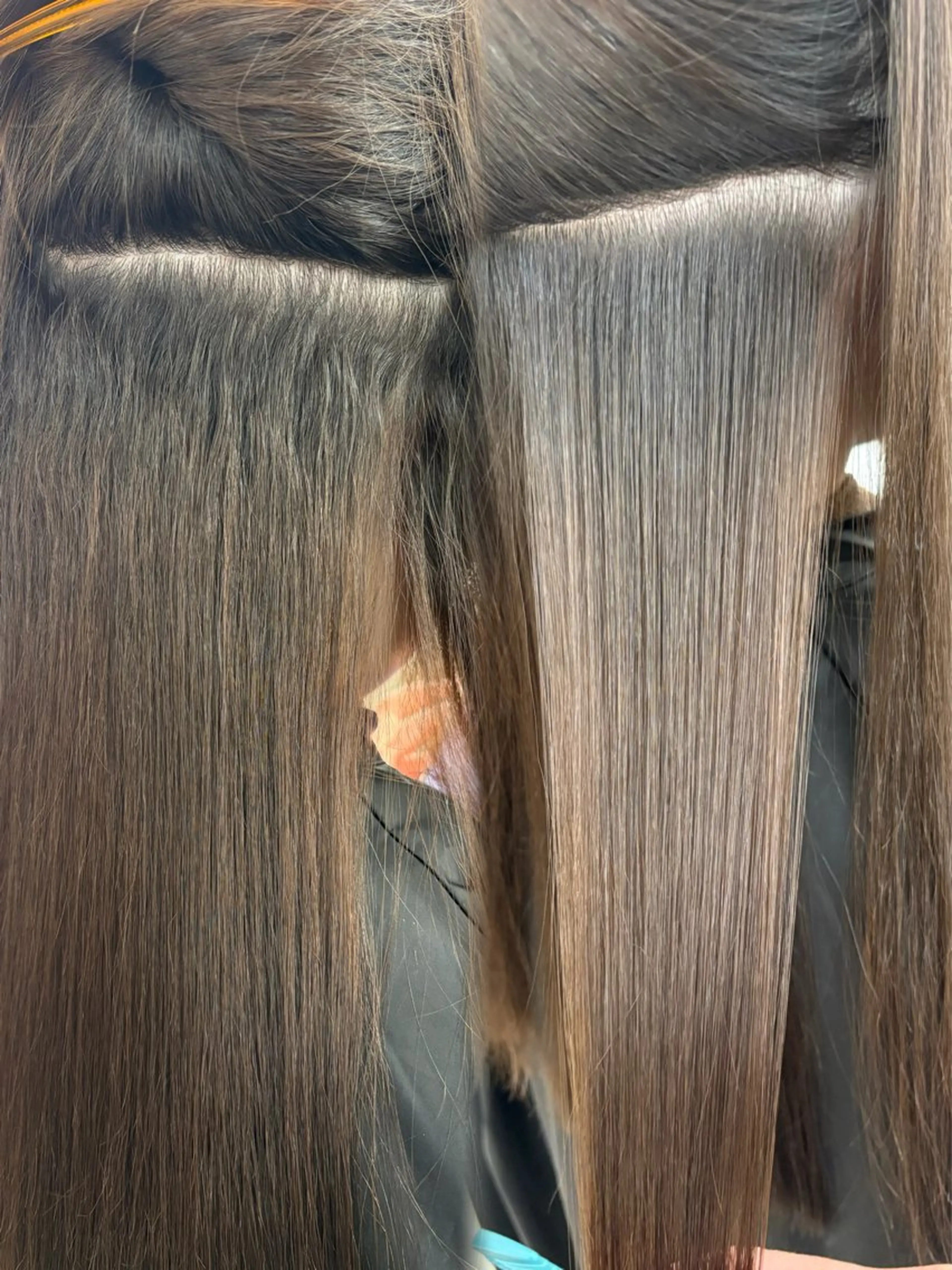 セミロング 髪質改善 縮毛矯正 カット 縮毛矯正 トリートメント 新宿/髪質改善/ 阿久津凜のヘアスタイル