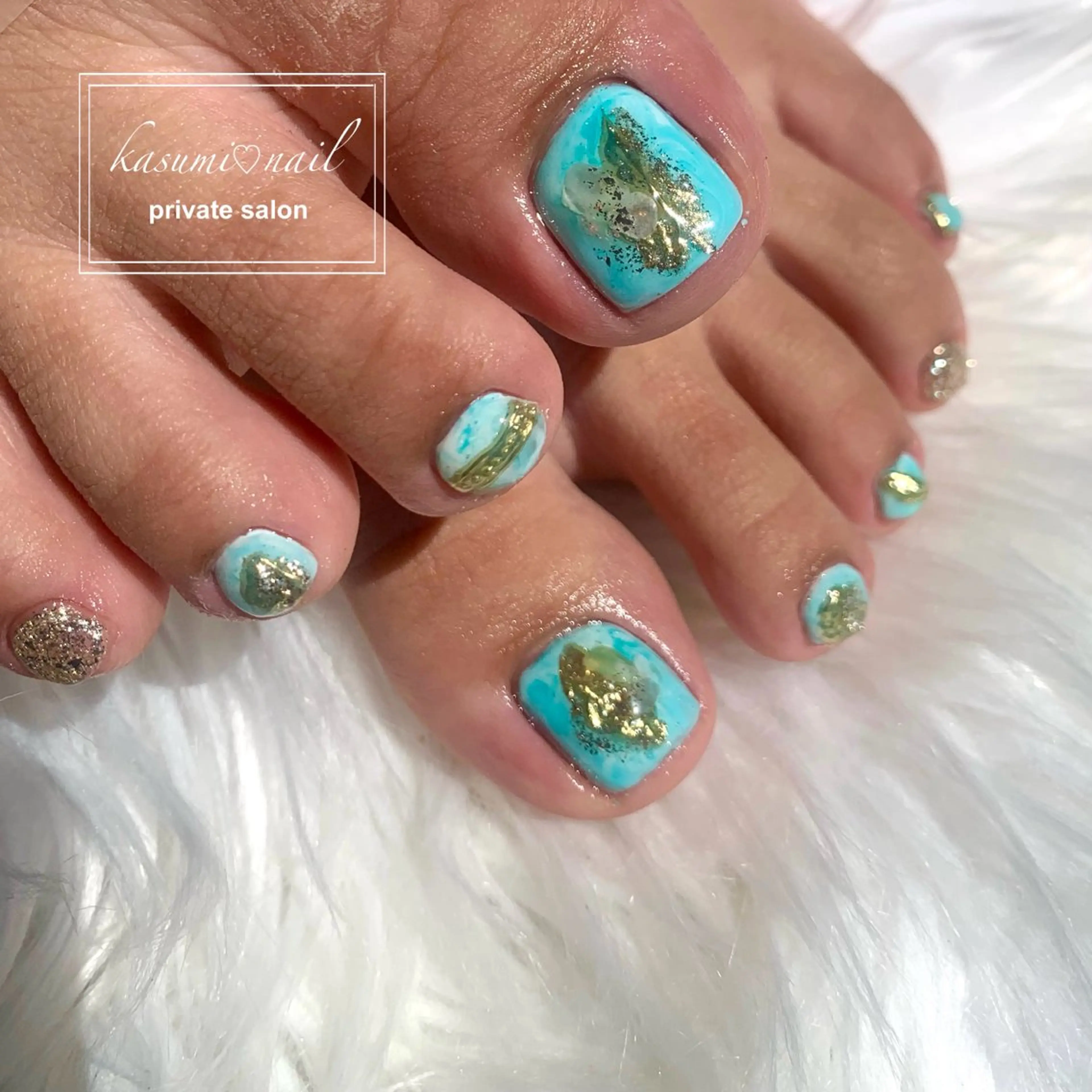 ネイル 大理石ネイル(マーブル) ニュアンスネイル KASUMI♡ Nailのネイルデザイン