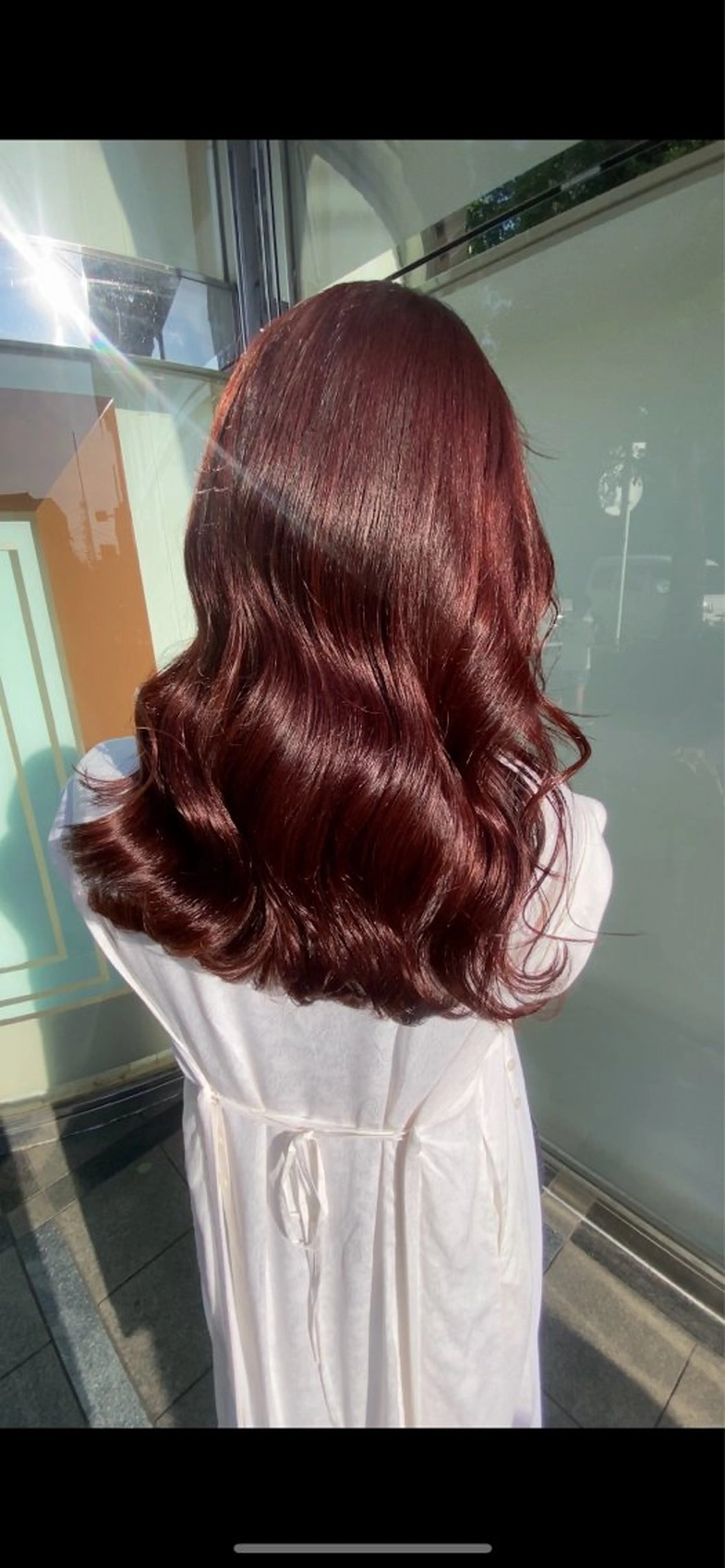 ロング カラー カット ヘアカラー トリートメント 韓国ヘア🇰🇷透明 感カラー/yui💞のヘアスタイル