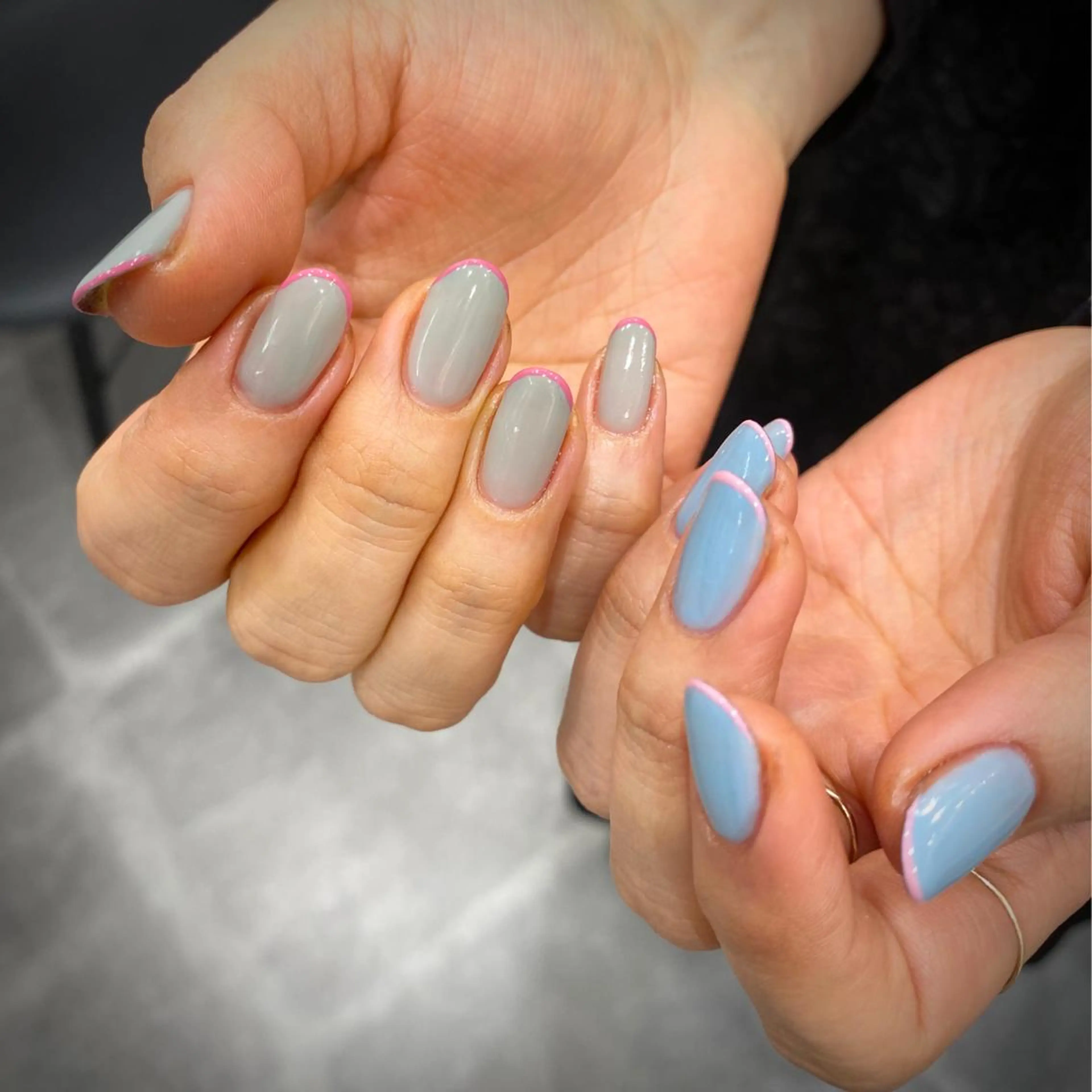 ネイル ハンドネイル NINEnami ニュアンスネイルのネイルデザイン