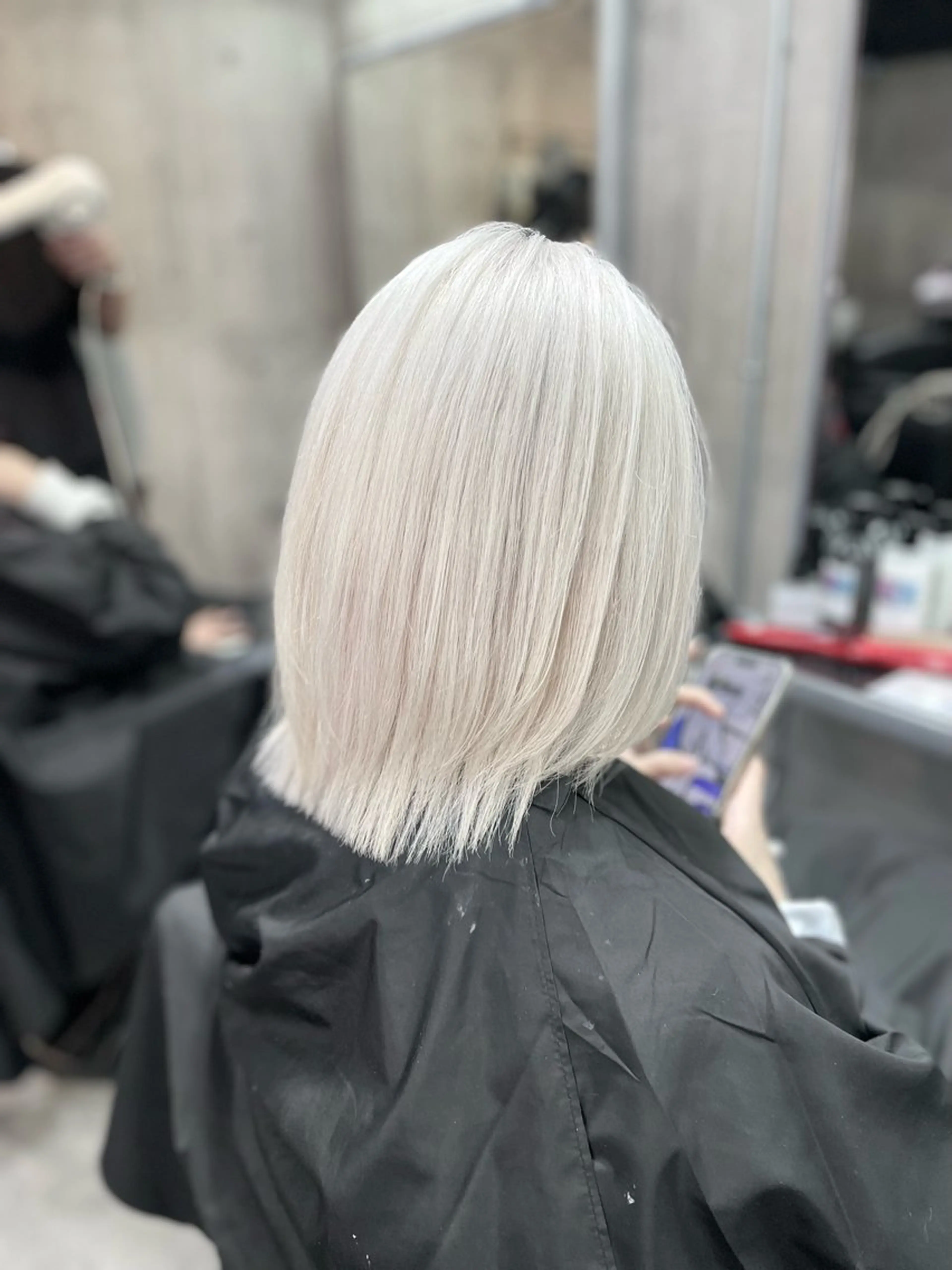 ミディアム カラー ヘアカラー トリートメント ヘアセット 🌟ブリーチ/ボブ/ レイヤー渋谷☀️のヘアスタイル