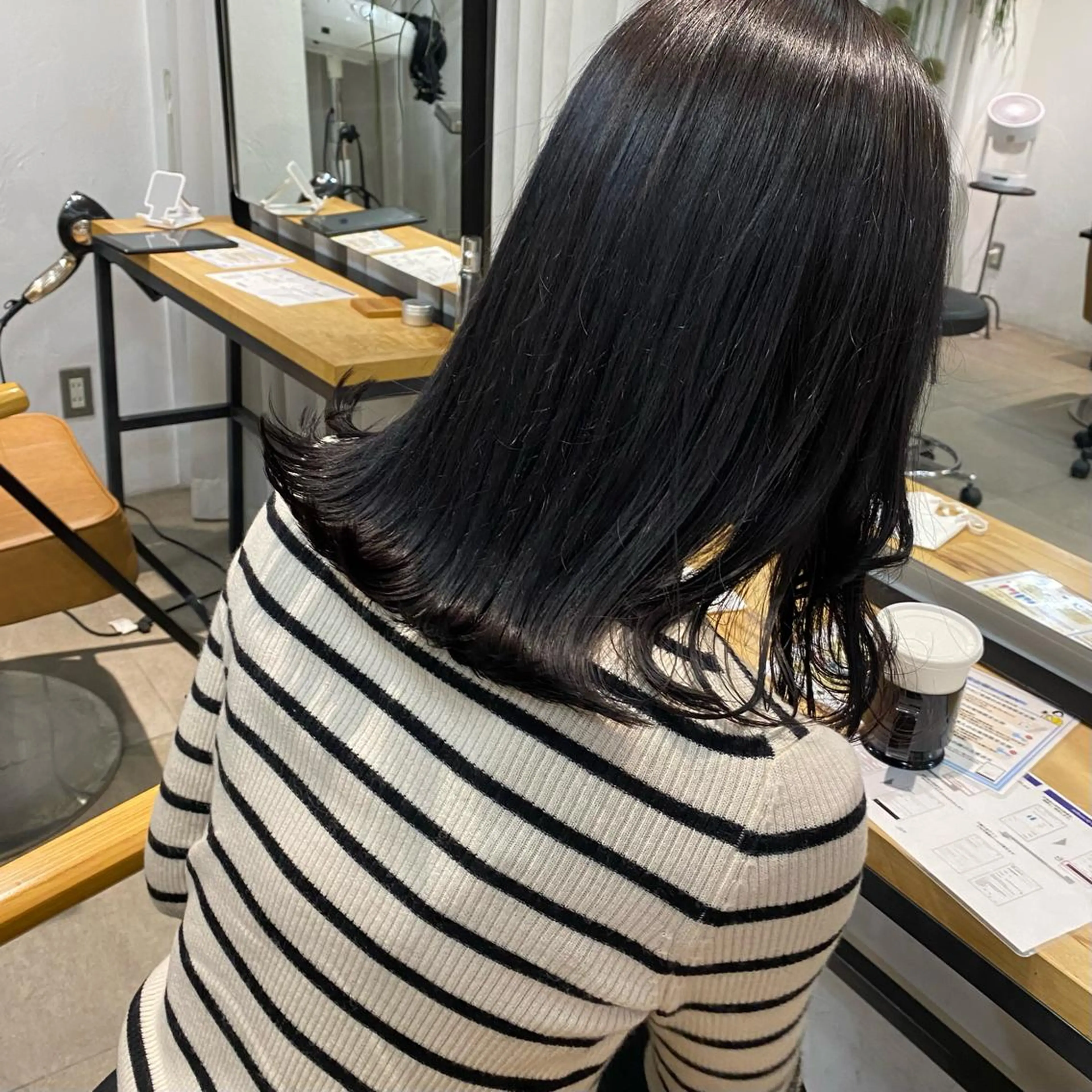 ミディアム カラー 縮毛矯正/カラー ✨️Mariamuのヘアスタイル