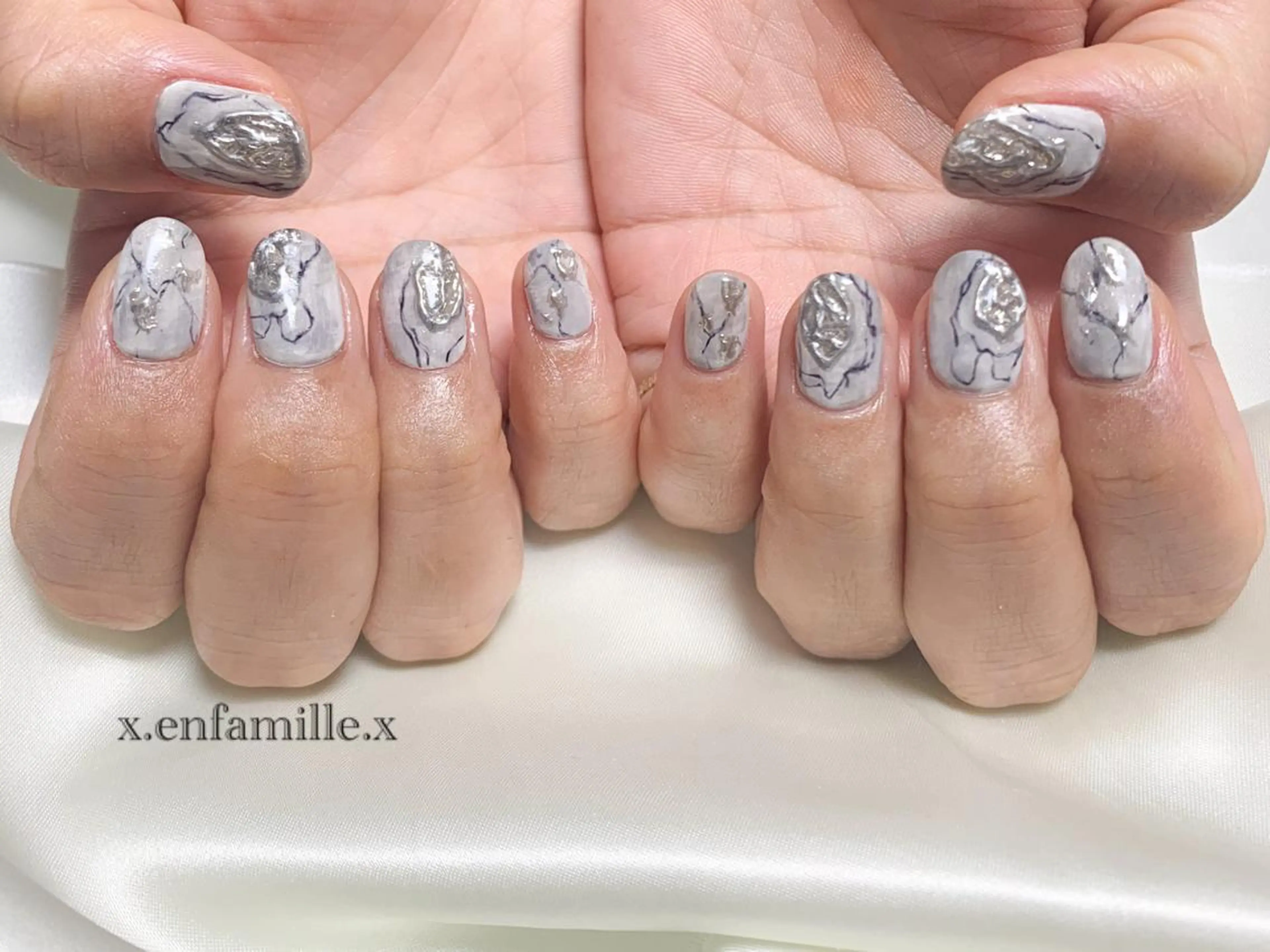 ネイル ハンドネイル nail salon en familleのネイルデザイン